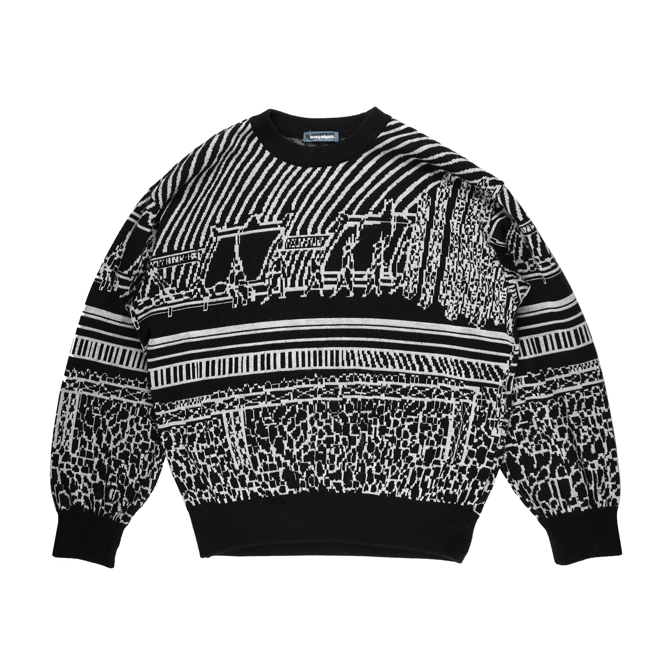 Issey Miyake 80's Tomio Mohri Runway Sweater Size US M / EU 48-50 / 2 - 1 Thumbnail