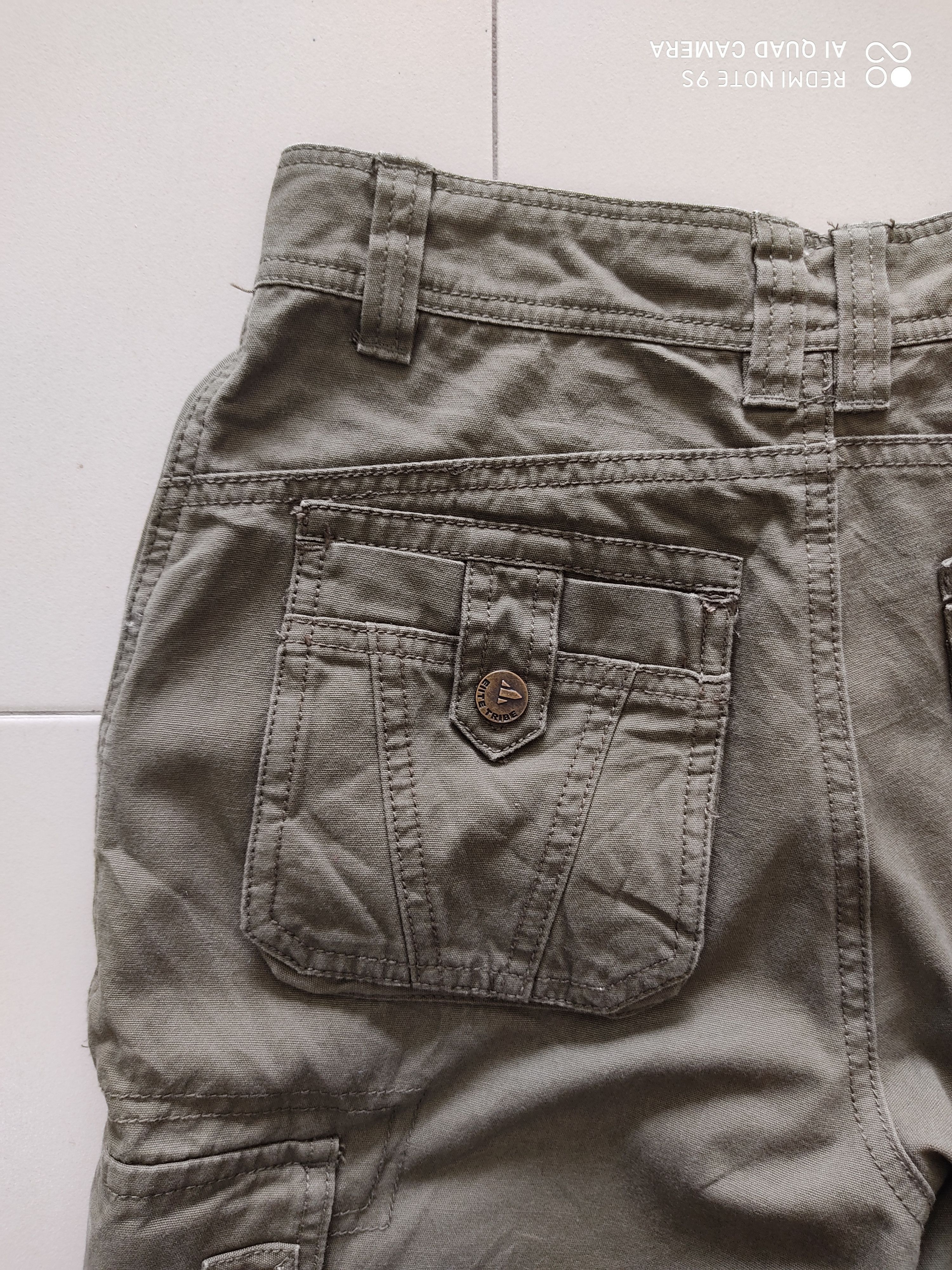 Japanese Brand Elite Tribe Multipocket Utility Military Cargo Pant Size US 29 - 18 Thumbnail