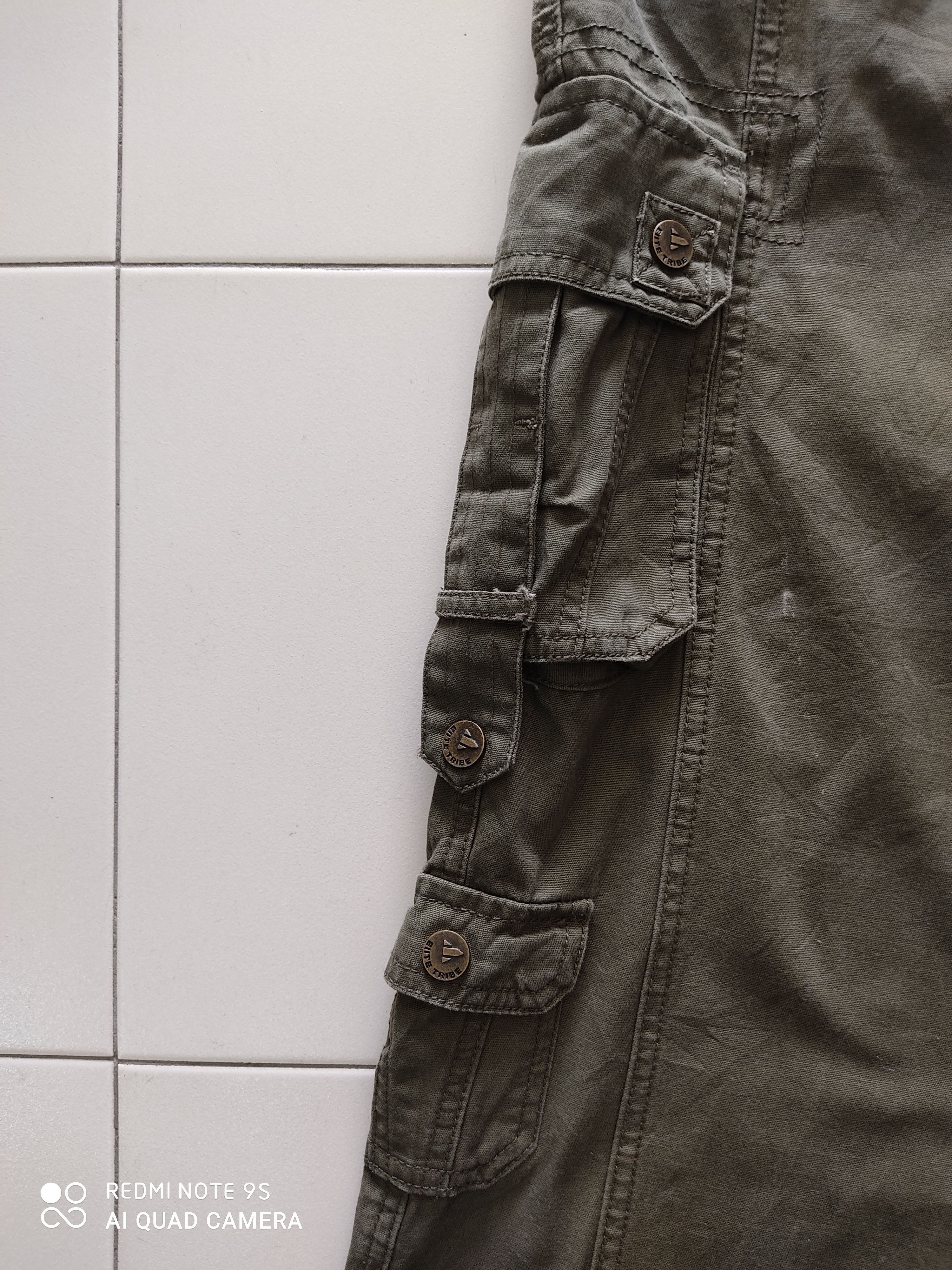 Japanese Brand Elite Tribe Multipocket Utility Military Cargo Pant Size US 29 - 10 Thumbnail
