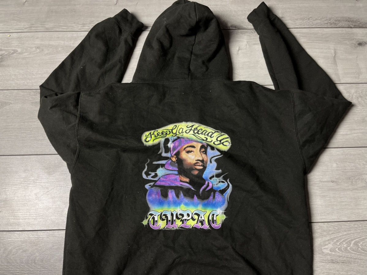Band Tees 2pac hoodie back logo rap tee vintage y2k Size US L / EU 52-54 / 3 - 3 Thumbnail