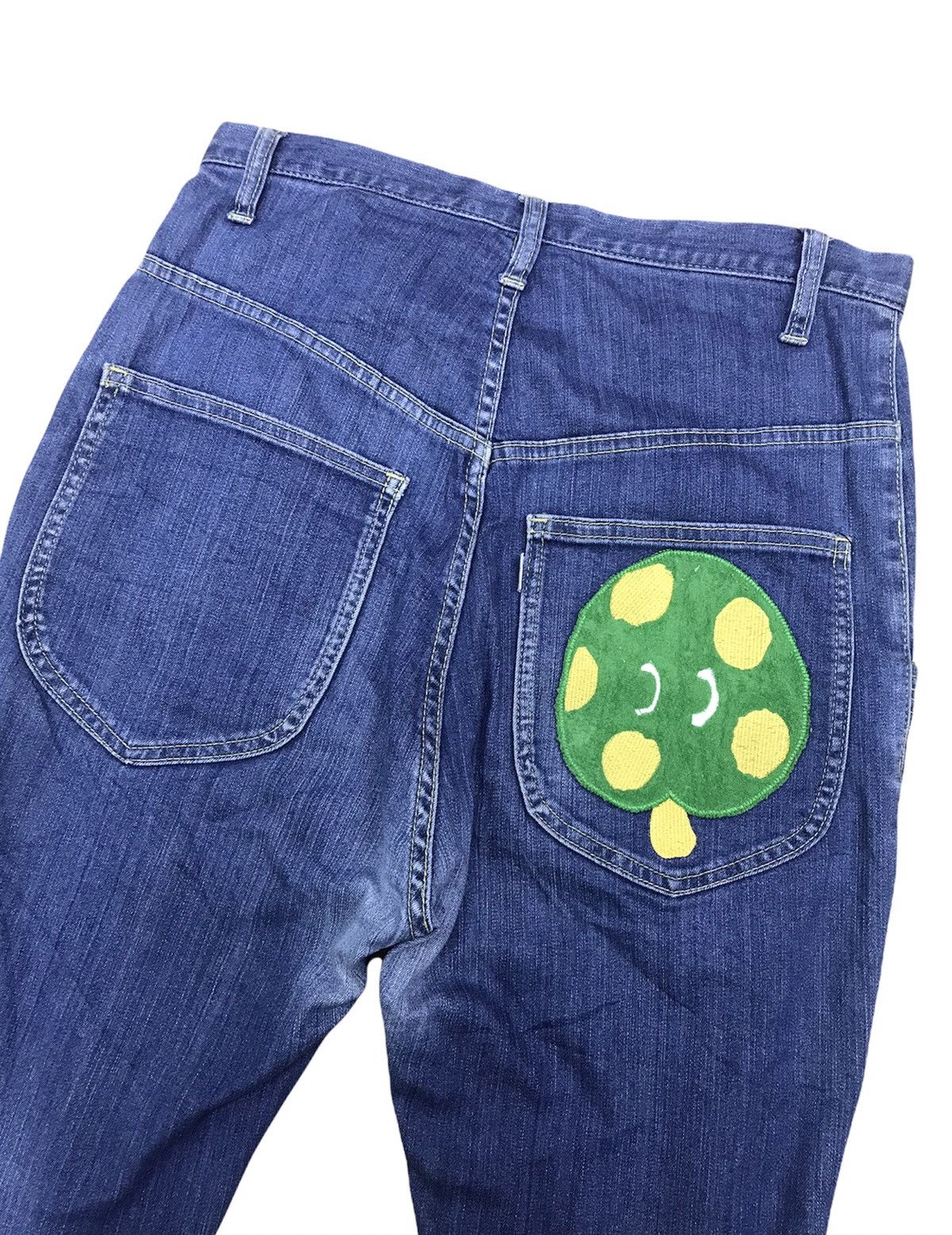 Issey Miyake × Japanese Brand × Vintage Vintage 90s Ne Net Denim Baggy By Issey Miyake Sz 30 Size 30" / US 8 / IT 44 - 4 Thumbnail