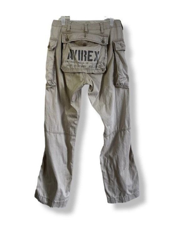 Vintage Avirex USA Tactical Military Cargo Parachute Pants