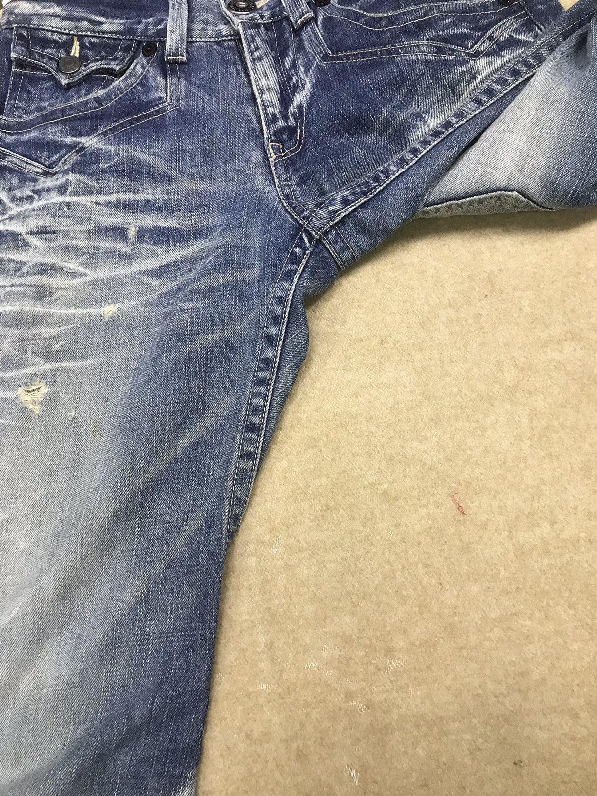 Japanese Brand × Vintage 🔥RARE! Rattle Trap Japan Distressed Flare Denim Size 30x32 Size US 30 / EU 46 - 4 Thumbnail