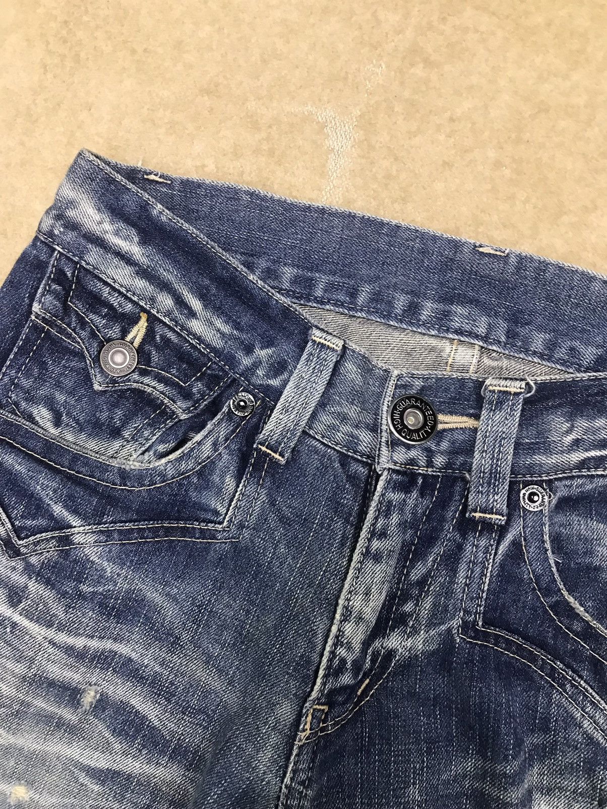 Japanese Brand × Vintage 🔥RARE! Rattle Trap Japan Distressed Flare Denim Size 30x32 Size US 30 / EU 46 - 9 Thumbnail