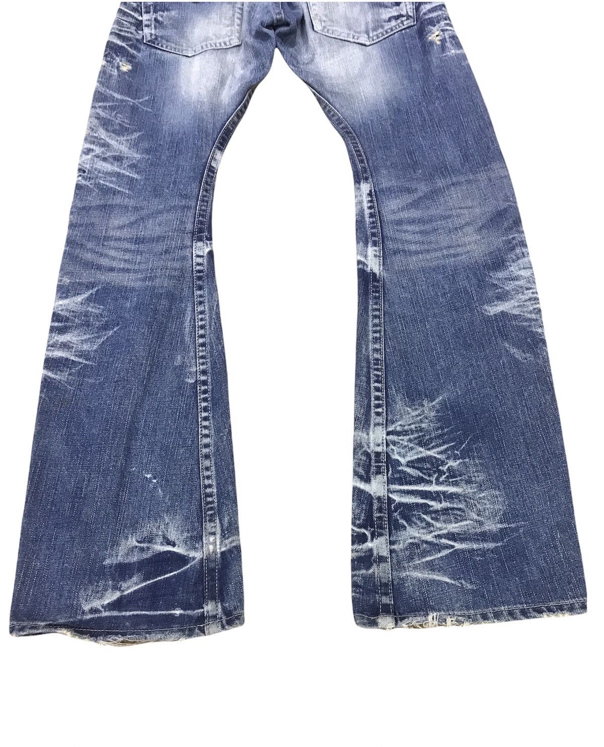 Japanese Brand × Vintage 🔥RARE! Rattle Trap Japan Distressed Flare Denim Size 30x32 Size US 30 / EU 46 - 3 Thumbnail