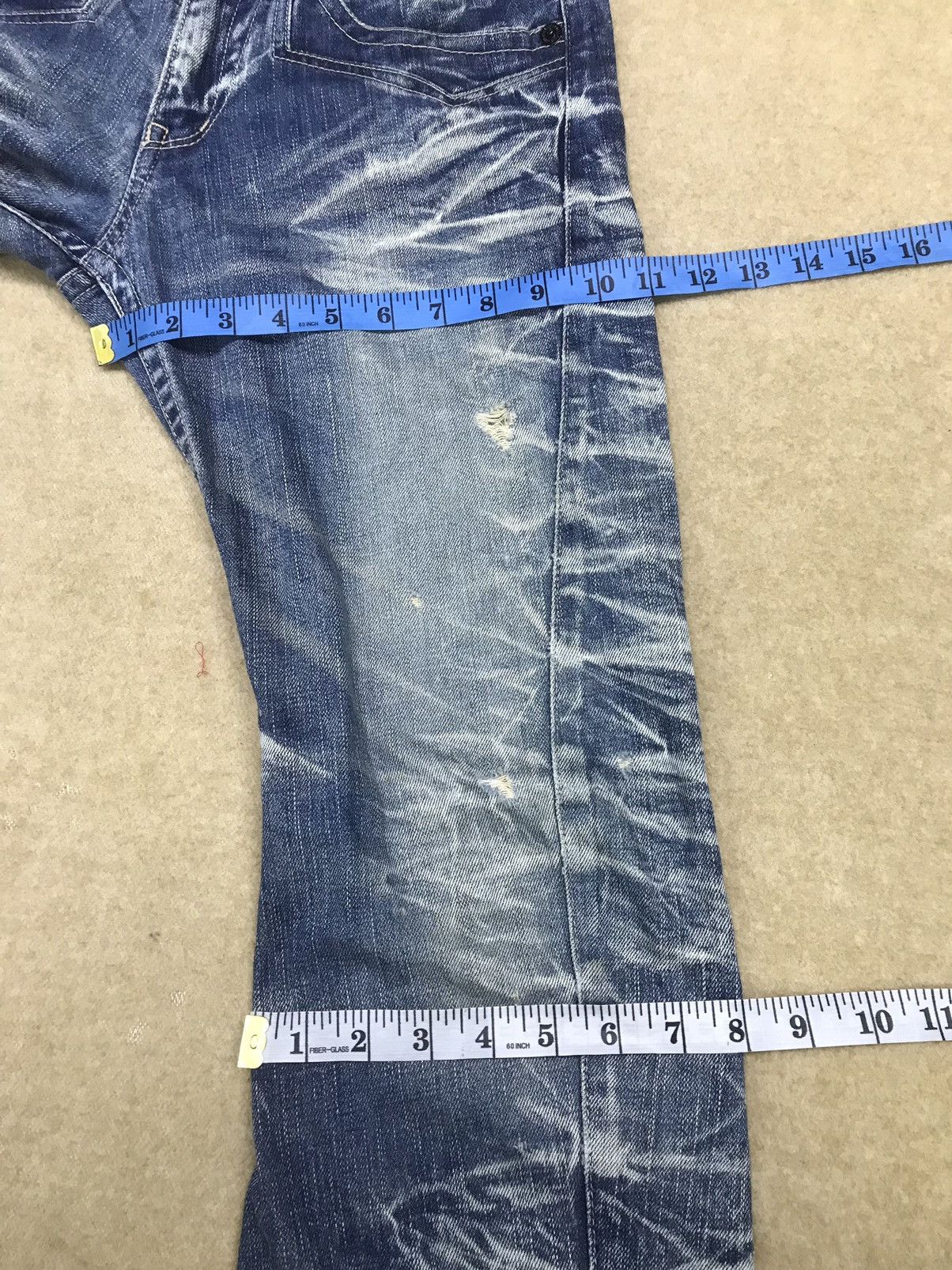 Japanese Brand × Vintage 🔥RARE! Rattle Trap Japan Distressed Flare Denim Size 30x32 Size US 30 / EU 46 - 14 Thumbnail