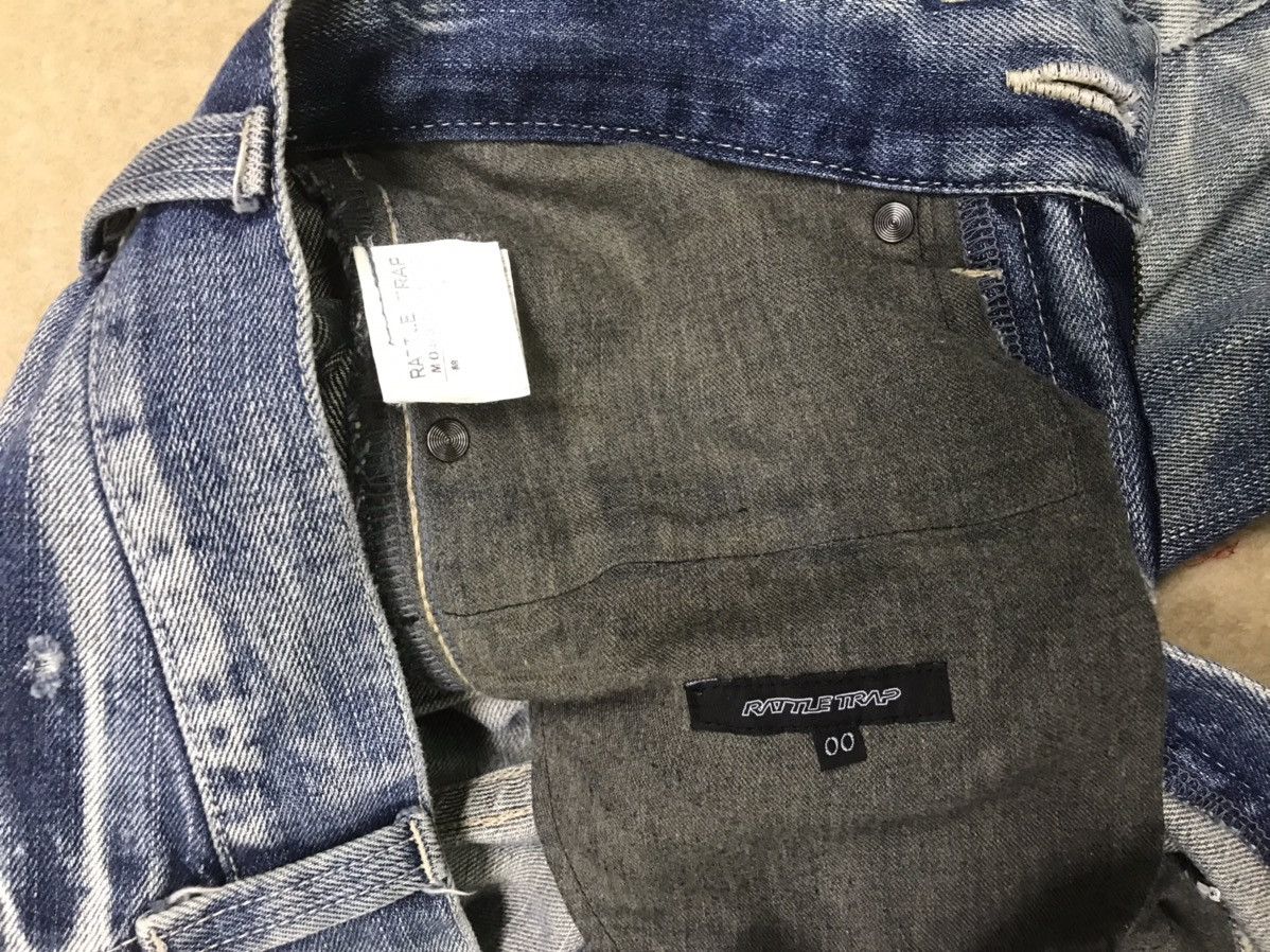 Japanese Brand × Vintage 🔥RARE! Rattle Trap Japan Distressed Flare Denim Size 30x32 Size US 30 / EU 46 - 11 Thumbnail