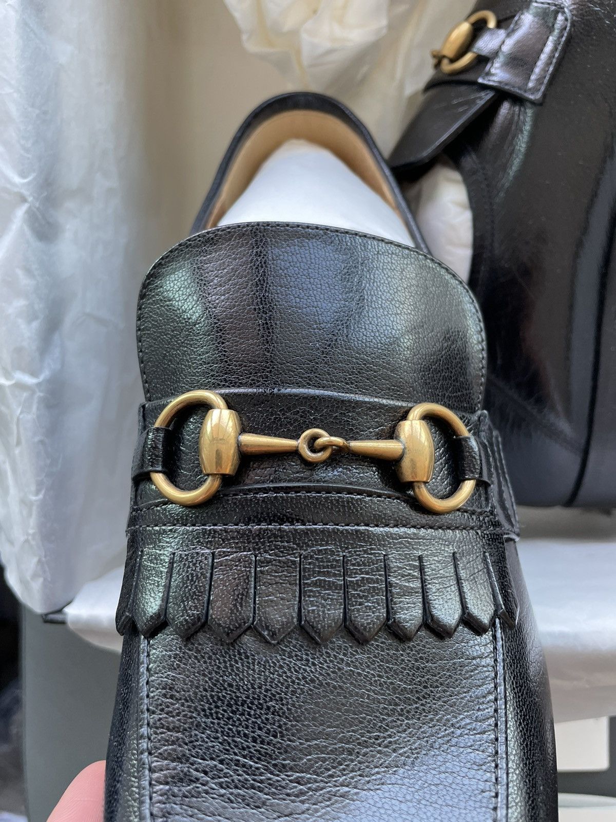Gucci $1k Value Super Runway Limited Edition Quentin Leather Shoes Size US 6.5 / EU 39-40 - 14 Thumbnail