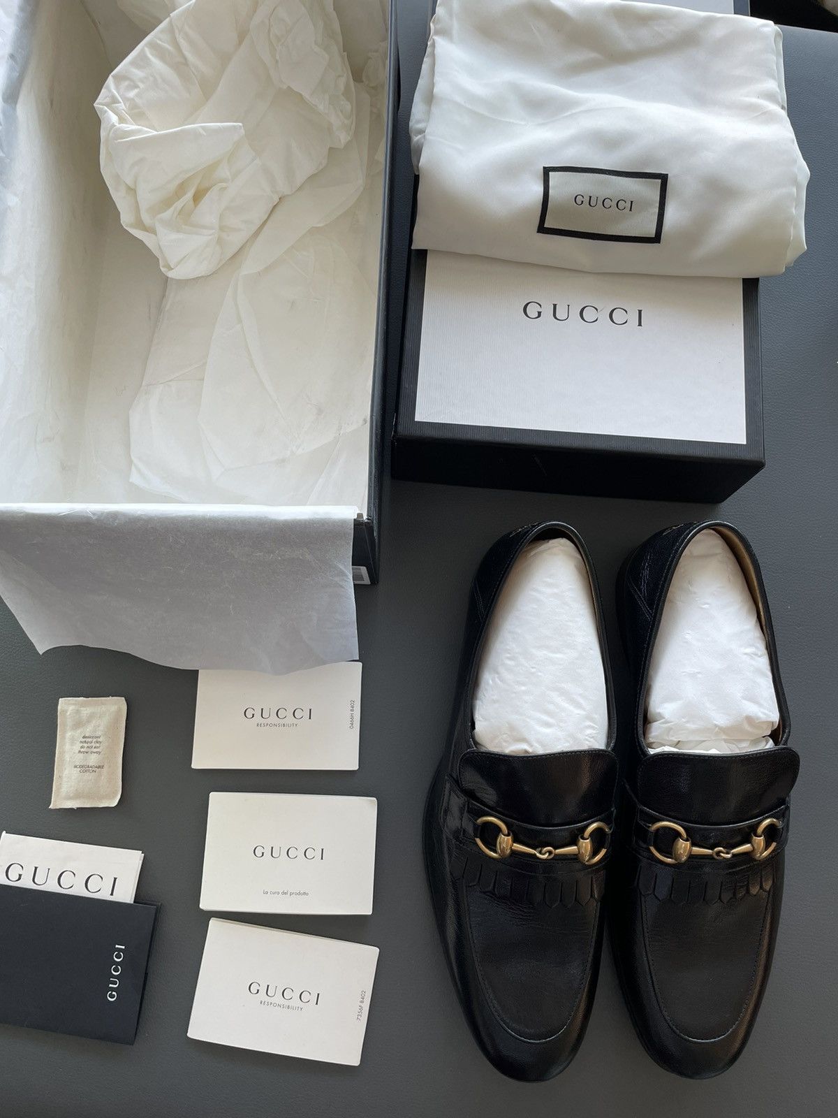 Gucci $1k Value Super Runway Limited Edition Quentin Leather Shoes Size US 6.5 / EU 39-40 - 3 Thumbnail