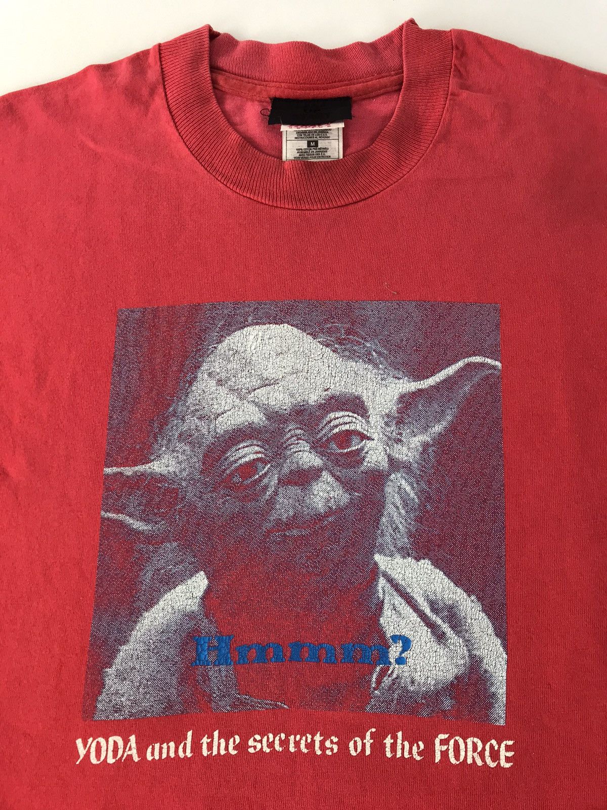 Star Wars Vintage 90s Star Wars Yoda Secret Force Fictional Tee Size US M / EU 48-50 / 2 - 2 Thumbnail