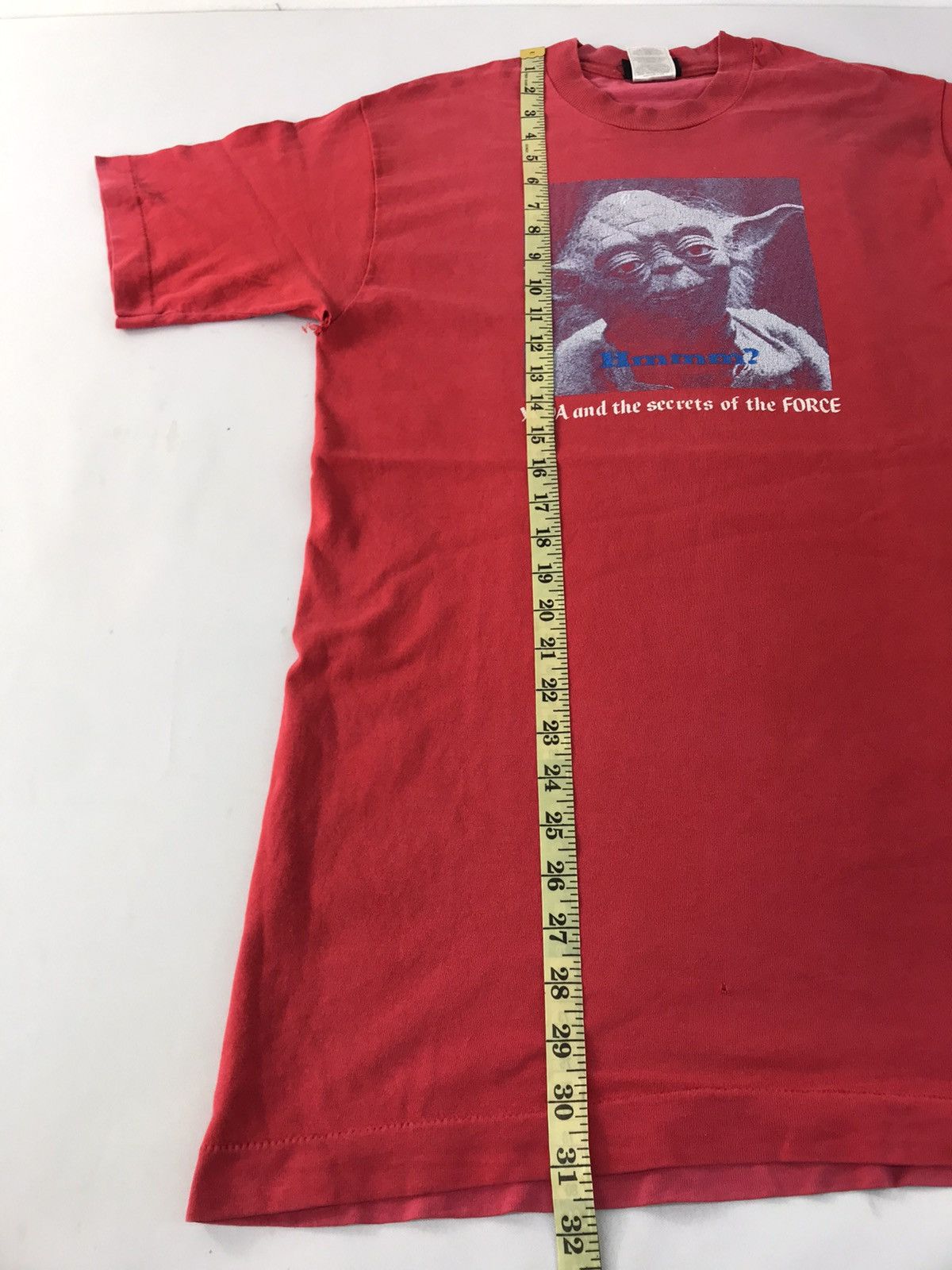 Star Wars Vintage 90s Star Wars Yoda Secret Force Fictional Tee Size US M / EU 48-50 / 2 - 9 Thumbnail