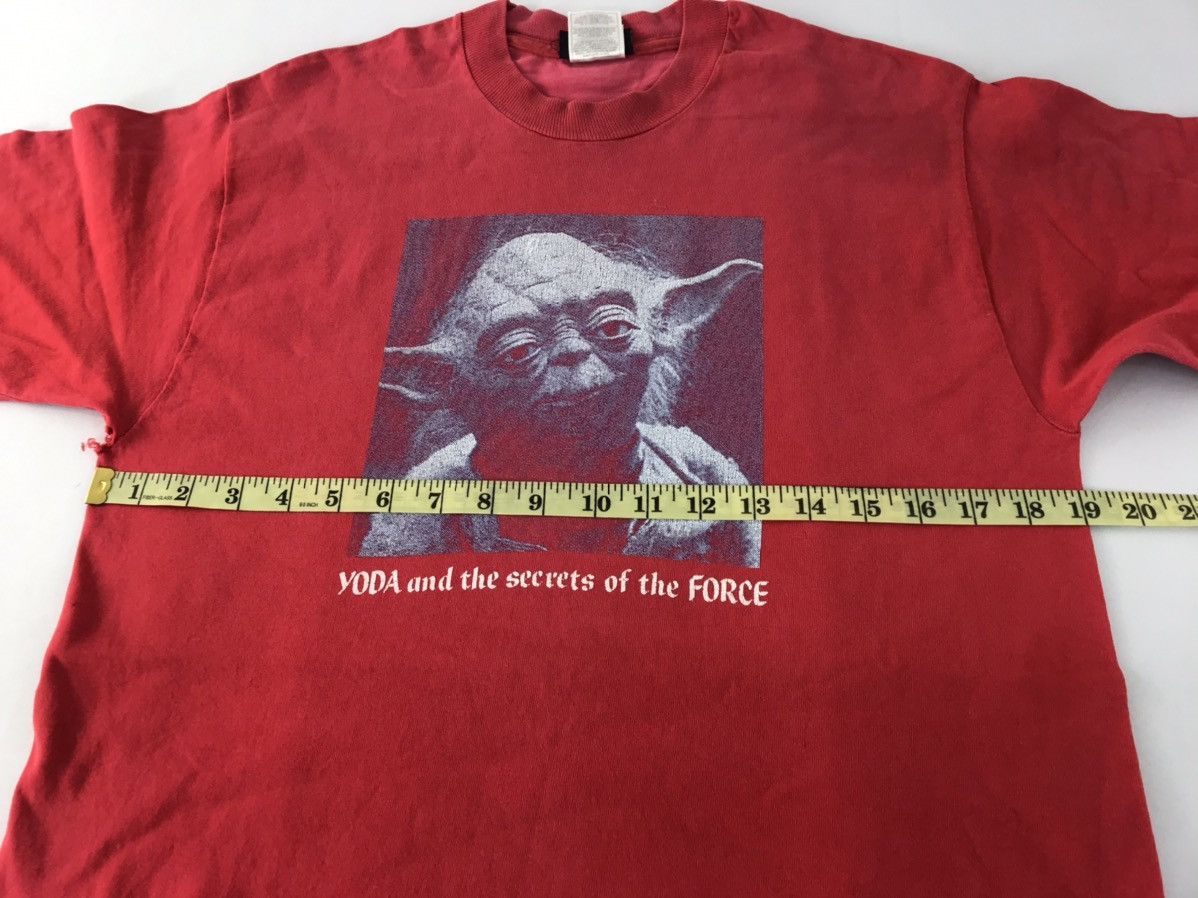 Star Wars Vintage 90s Star Wars Yoda Secret Force Fictional Tee Size US M / EU 48-50 / 2 - 8 Thumbnail