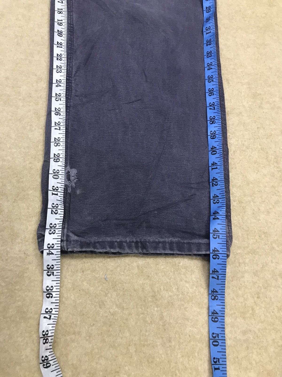 Carhartt × Vintage Faded Black Carhartt Single Knee Workwear Cargo Sz 38x34 Size US 38 / EU 54 - 9 Thumbnail