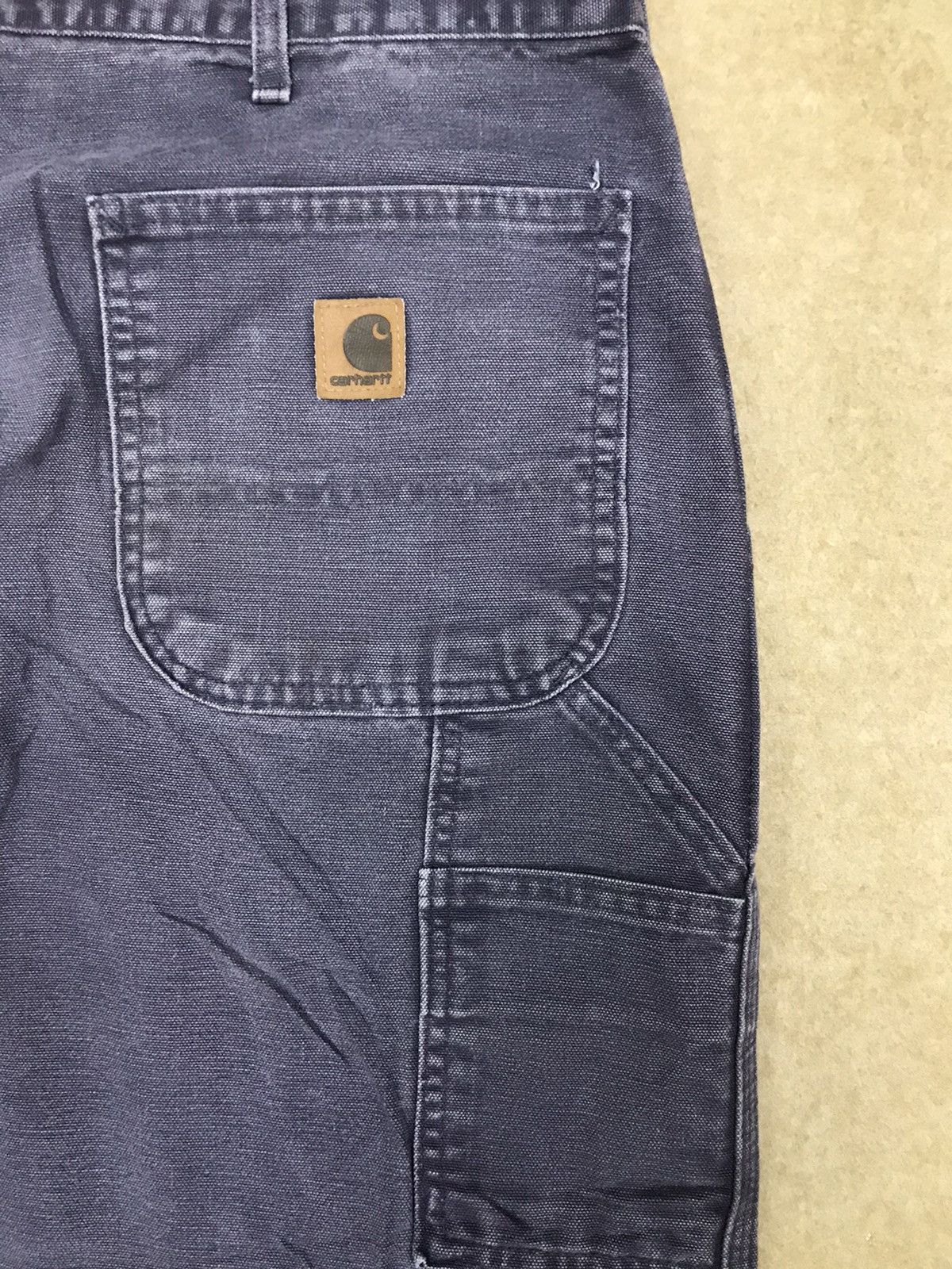 Carhartt × Vintage Faded Black Carhartt Single Knee Workwear Cargo Sz 38x34 Size US 38 / EU 54 - 3 Thumbnail