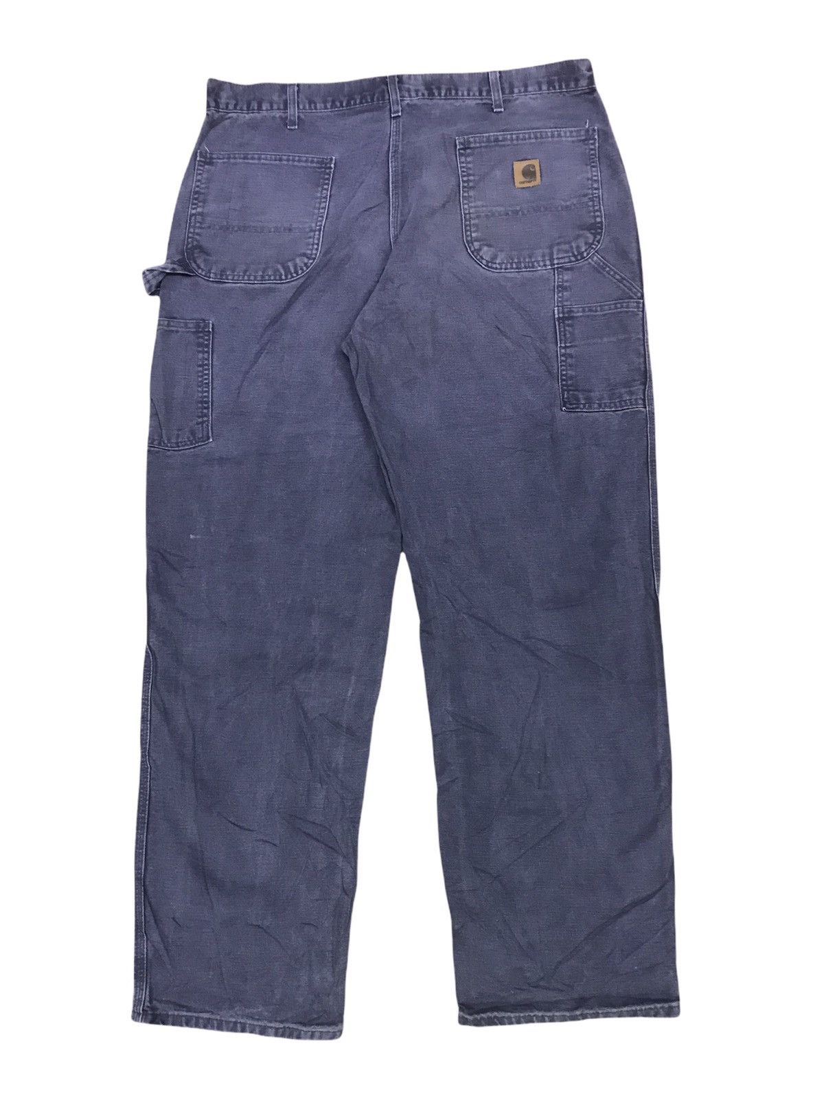 Carhartt × Vintage Faded Black Carhartt Single Knee Workwear Cargo Sz 38x34 Size US 38 / EU 54 - 1 Thumbnail