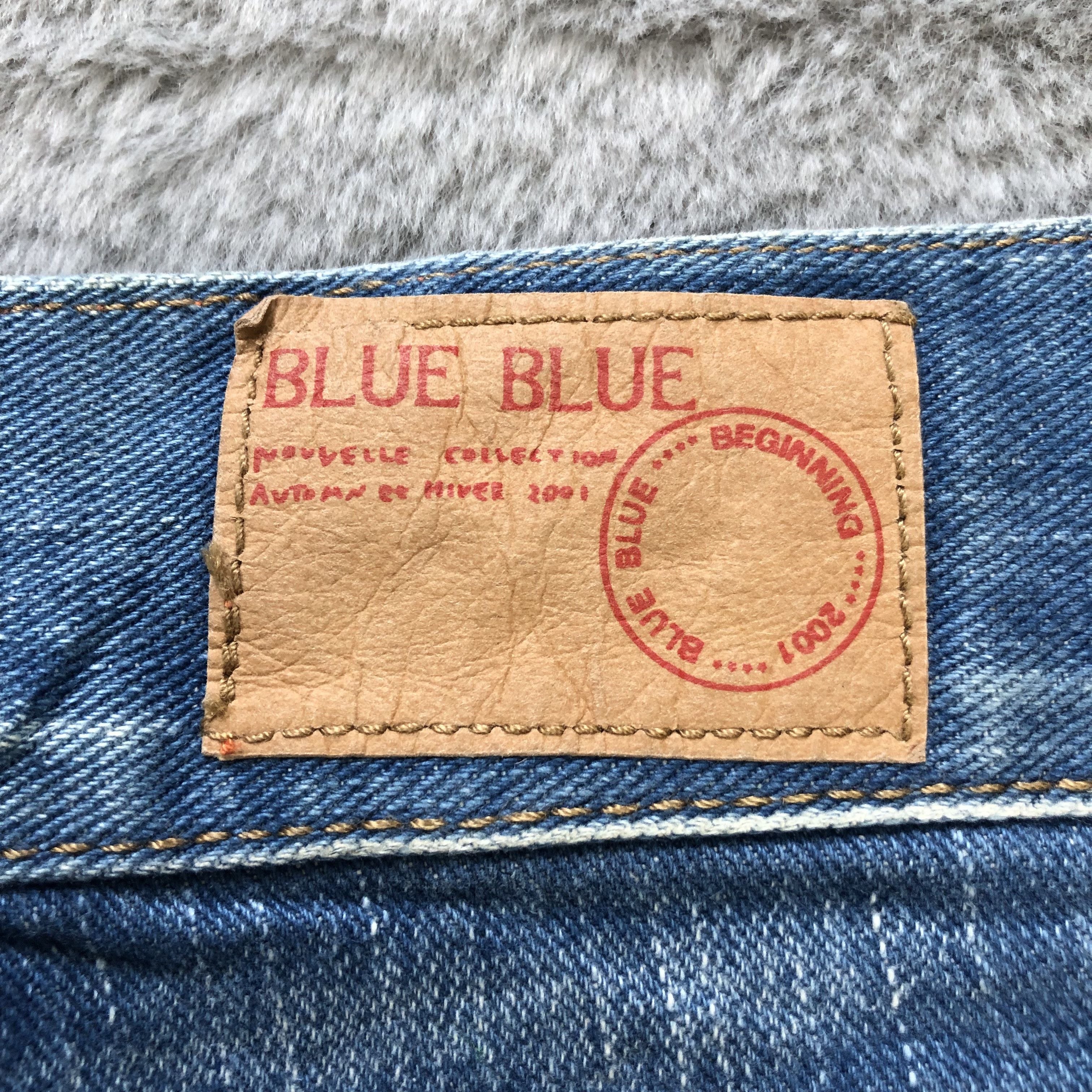 Blue Blue Japan TRASHED🔥 BLUE BLUE JEANS MINI SKIRTS #6903-96 Size 30" / US 8 / IT 44 - 9 Thumbnail