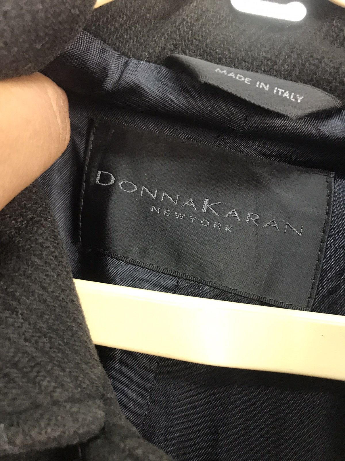 DKNY × Designer × Donna Karan “DKNY”Donna Karan wool long jacket made in Italy Size US L / EU 52-54 / 3 - 3 Thumbnail