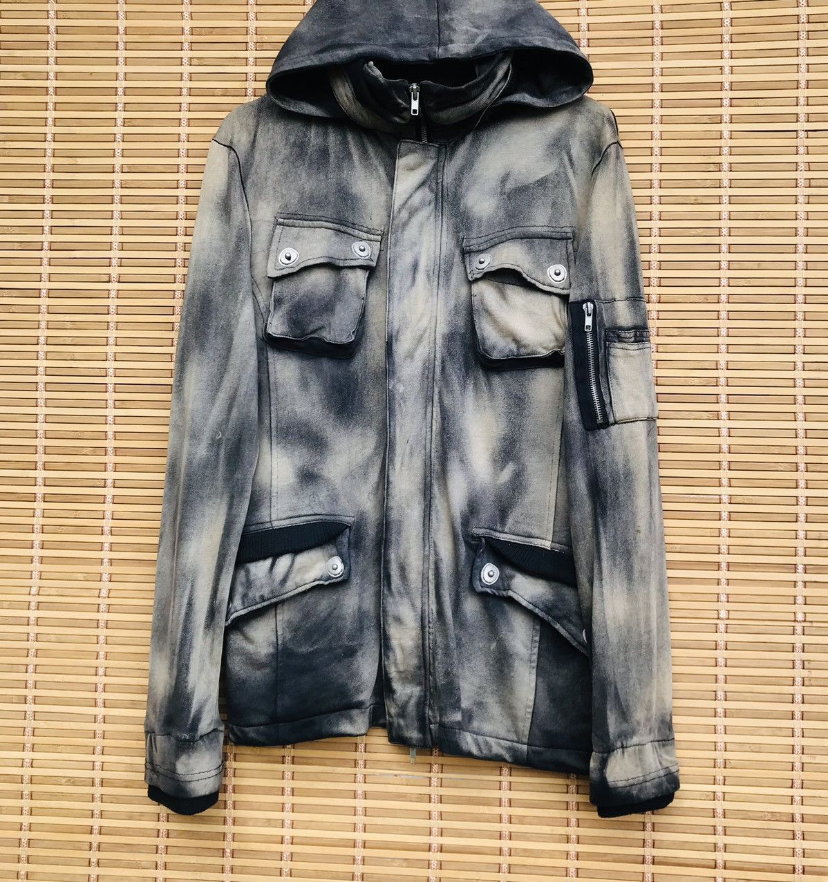 14th Addiction × Seditionaries × Tornado Mart Berning Sho Distressed Tornado Mart style bleached hoodie Size US L / EU 52-54 / 3 - 4 Thumbnail