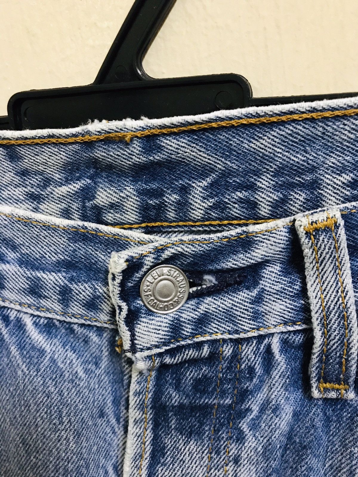 Levi's Vintage Clothing × Vintage Vintage Levi’s Custom Made Nice Design Jeans 29x30 Size US 29 - 5 Thumbnail
