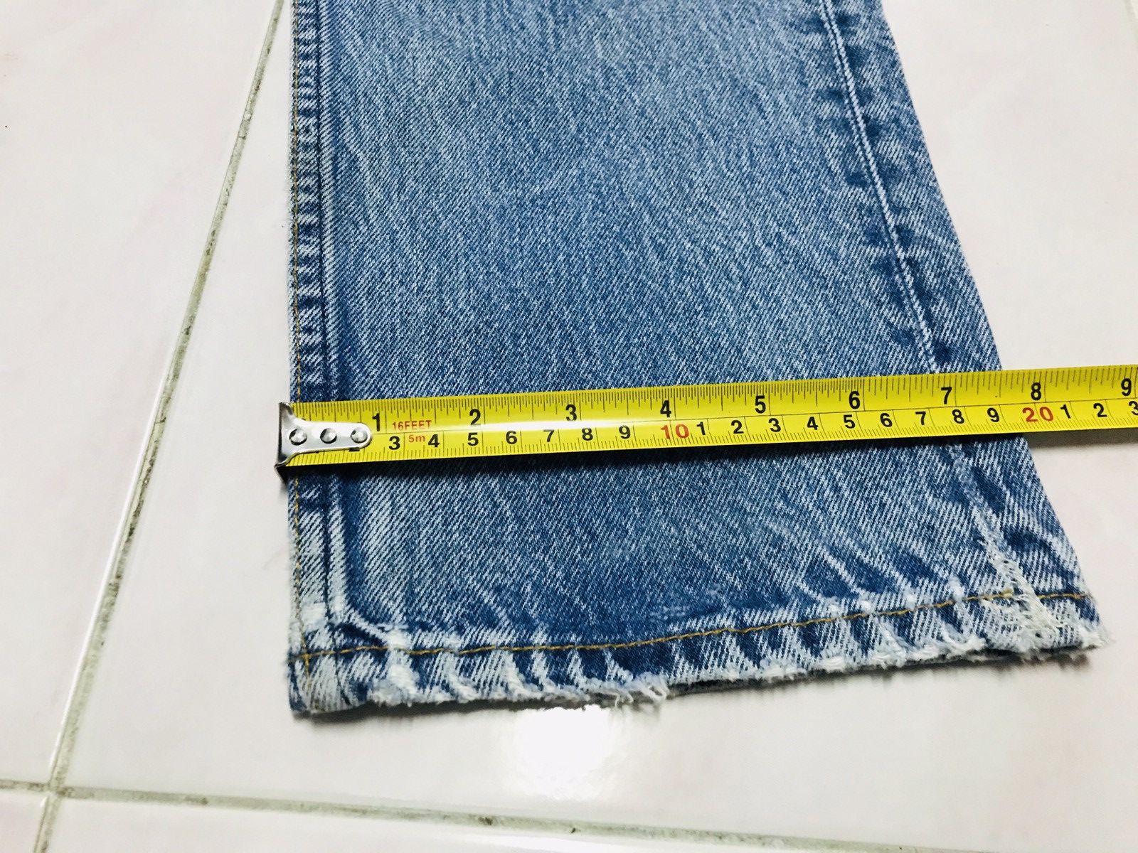 Levi's Vintage Clothing × Vintage Vintage Levi’s Custom Made Nice Design Jeans 29x30 Size US 29 - 17 Thumbnail