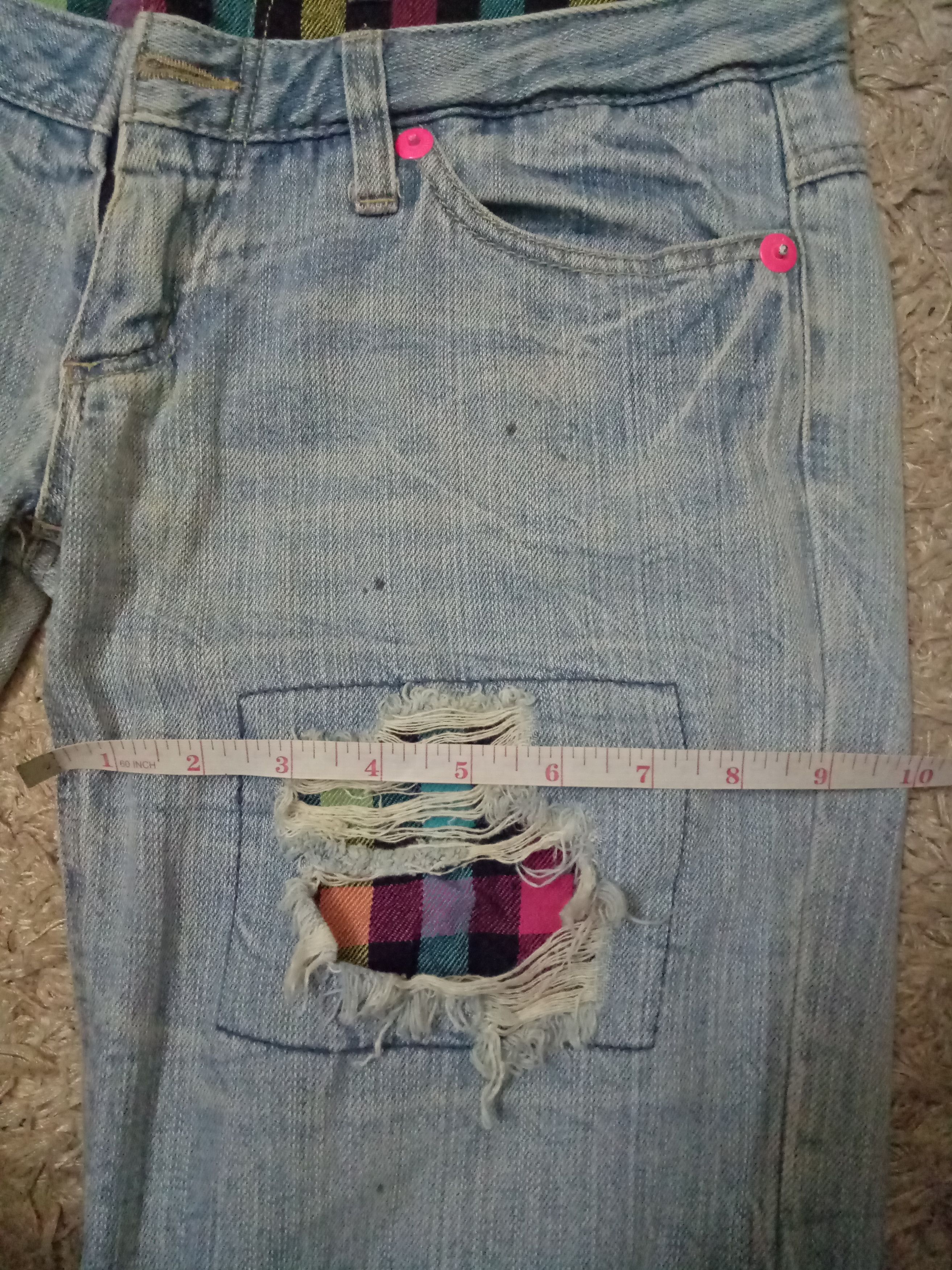 Designer × Japanese Brand Japanese Brand Double Waist Lightning Distressed Size 32" / US 10 / IT 46 - 6 Thumbnail