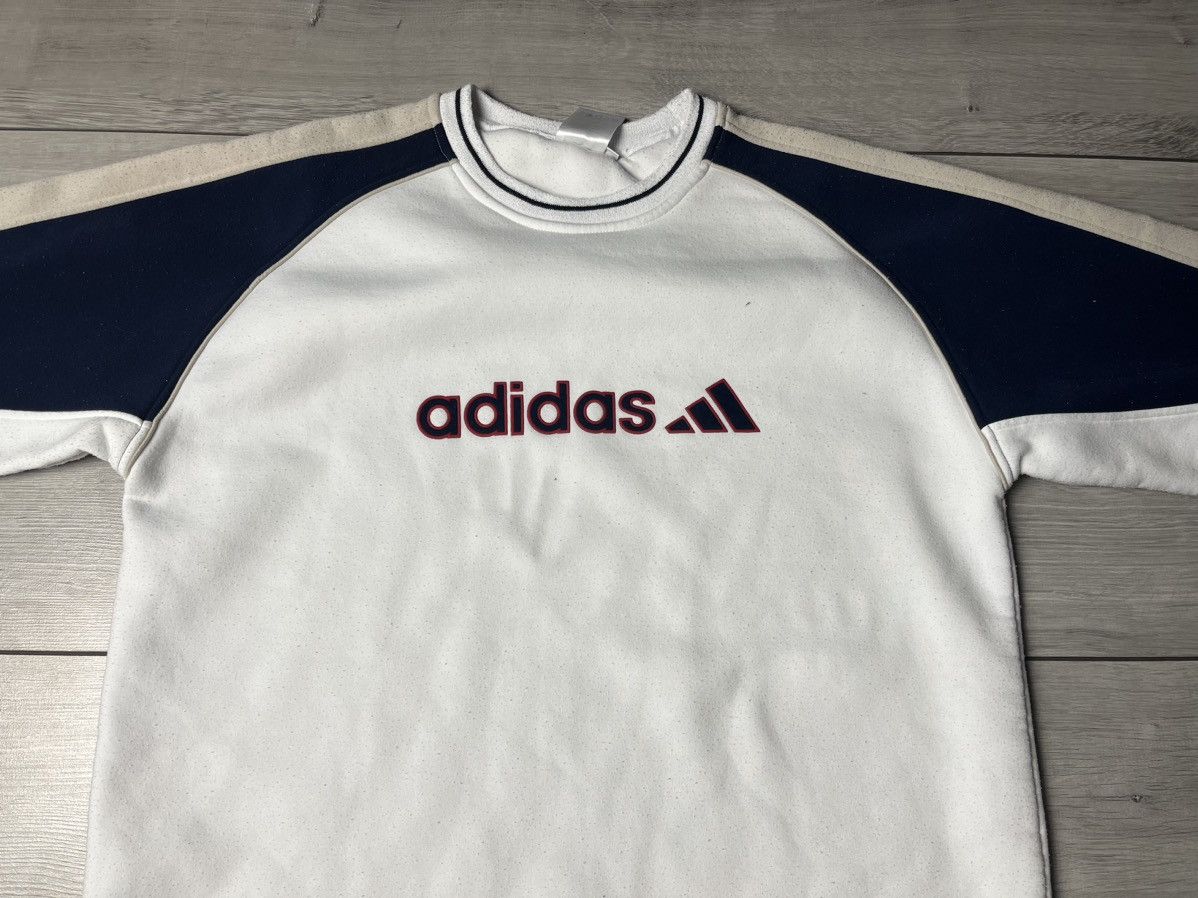Adidas Adidas sweatshirt embroidered logo size XLarge Size US XL / EU 56 / 4 - 3 Thumbnail
