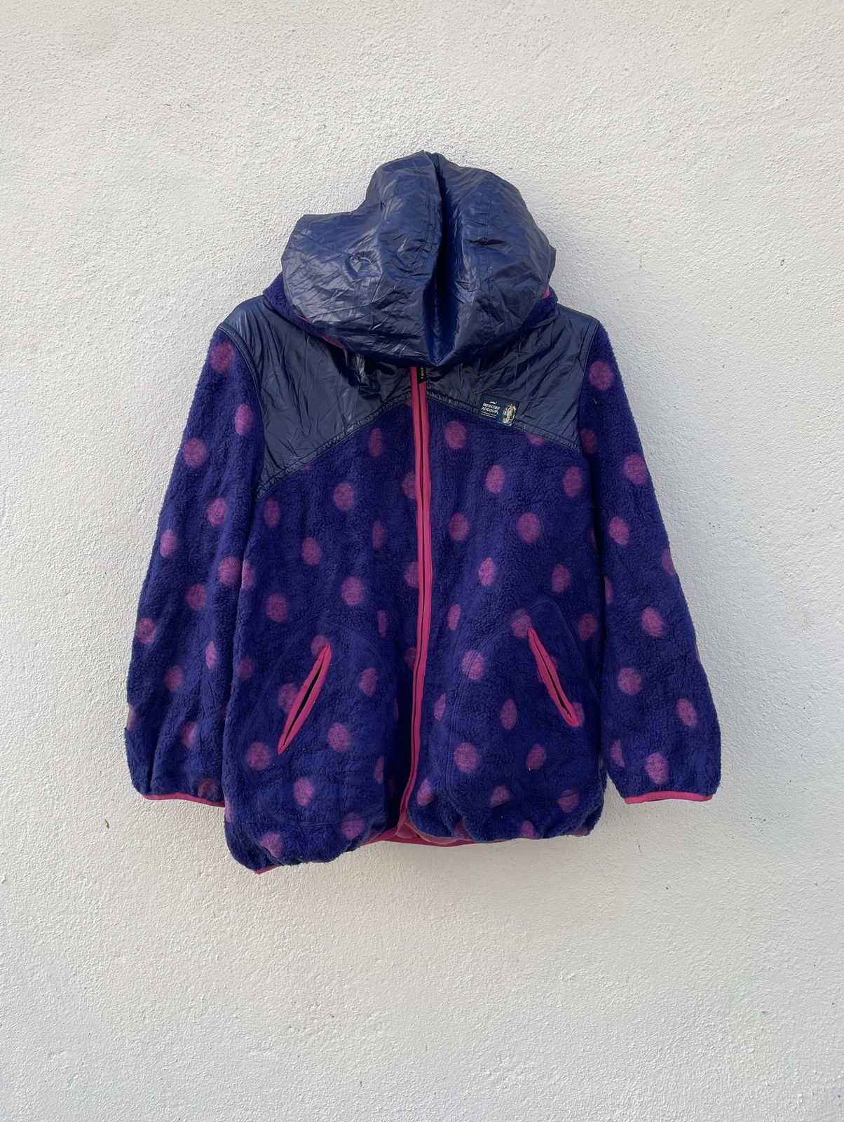 mercibeaucoup Mercibeaucoup Polka Dot Fleece Jacket Size US XS / EU 42 / 0 - 1 Thumbnail
