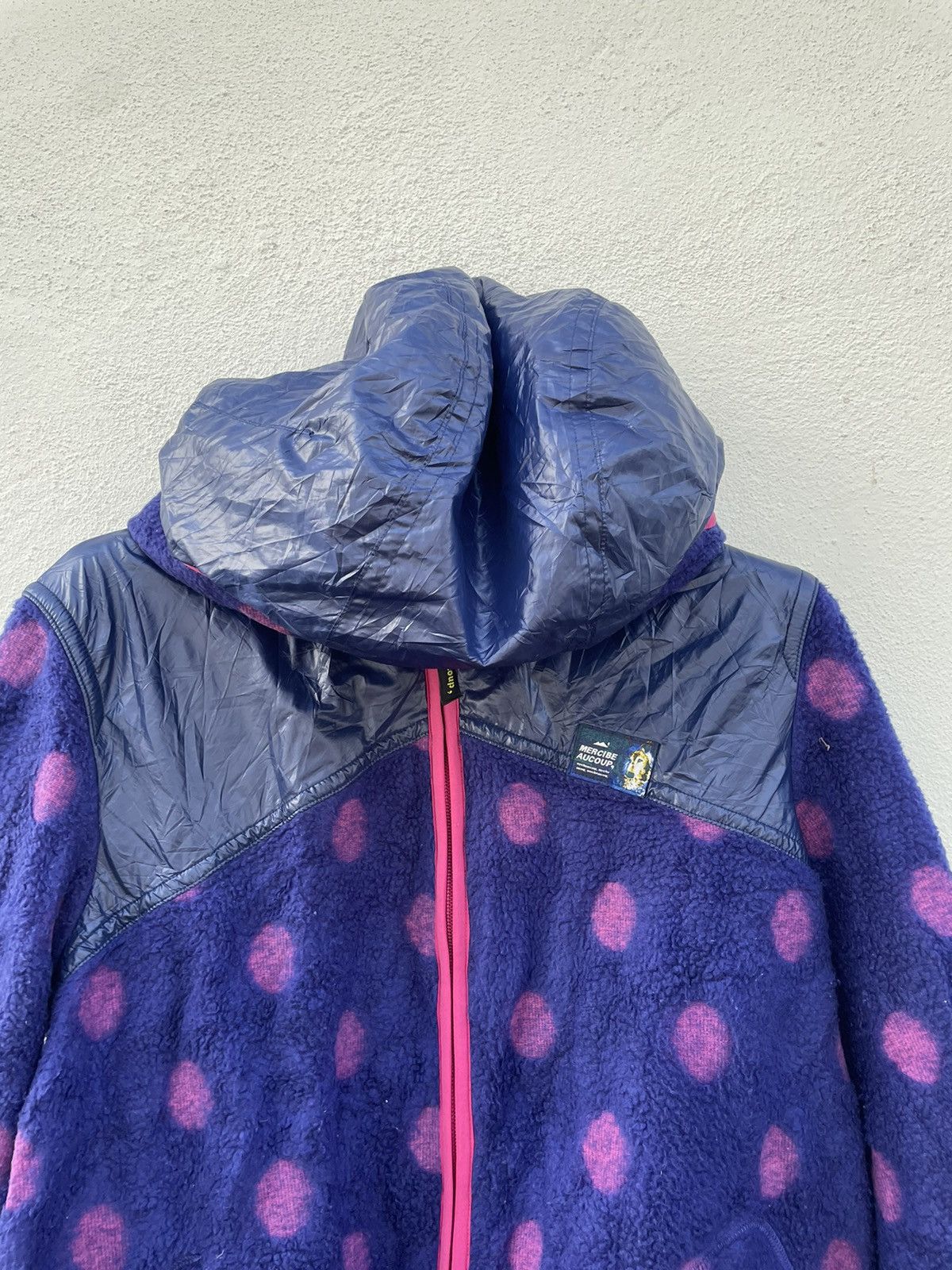 mercibeaucoup Mercibeaucoup Polka Dot Fleece Jacket Size US XS / EU 42 / 0 - 5 Thumbnail