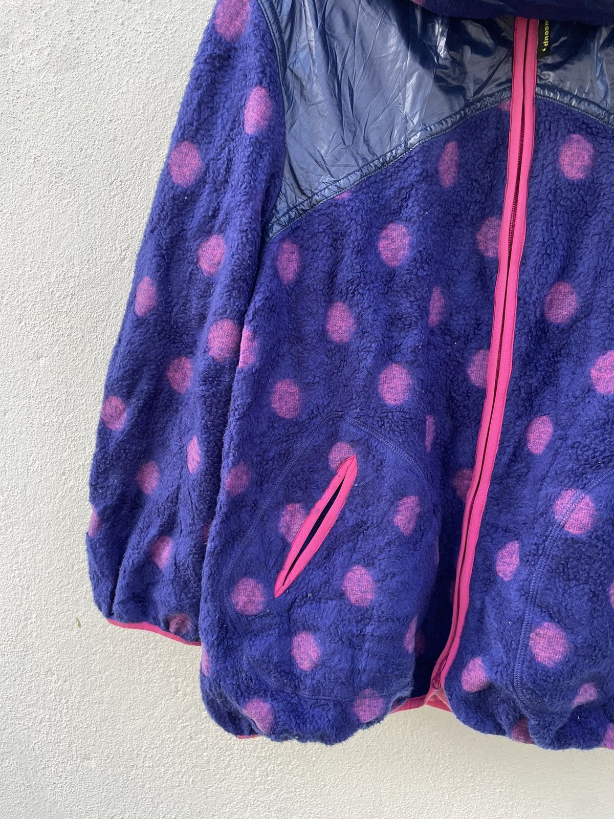 mercibeaucoup Mercibeaucoup Polka Dot Fleece Jacket Size US XS / EU 42 / 0 - 4 Thumbnail