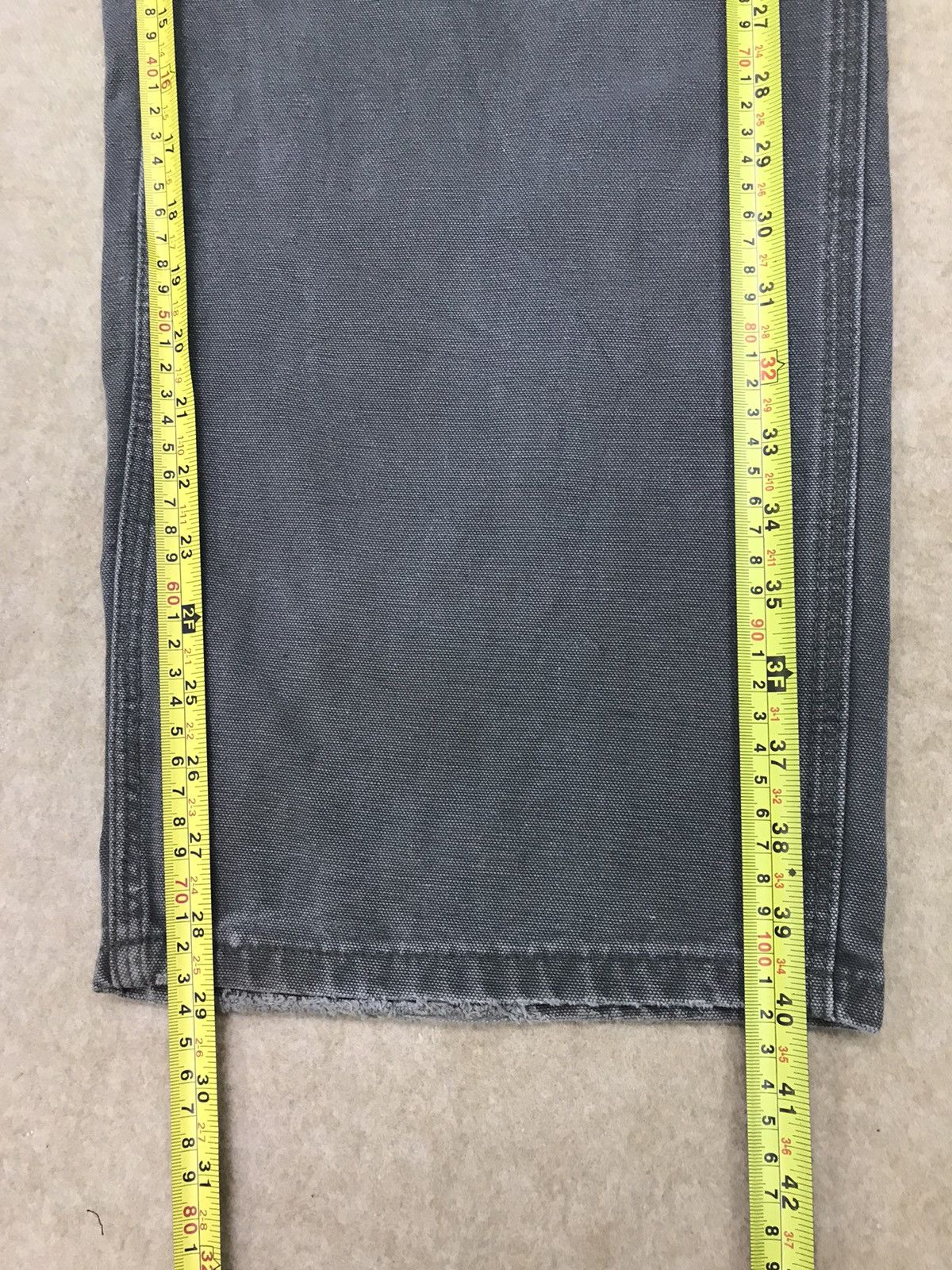 Carhartt × Vintage Green Carhartt Cargo Workwear Dungaree Pants 36x29 Size US 36 / EU 52 - 13 Thumbnail