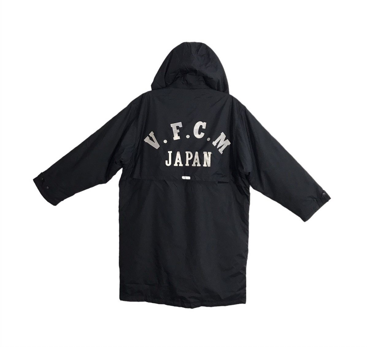 90s Asics VFCM Japan Spell Out Coach Parka Quilted Inner