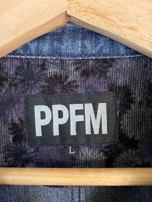 Hysteric Glamour × PPFM 🔥SICK! PPFM RARE BUTTON PATCHES DENIM CHORE JACKET Size US M / EU 48-50 / 2 - 11 Thumbnail