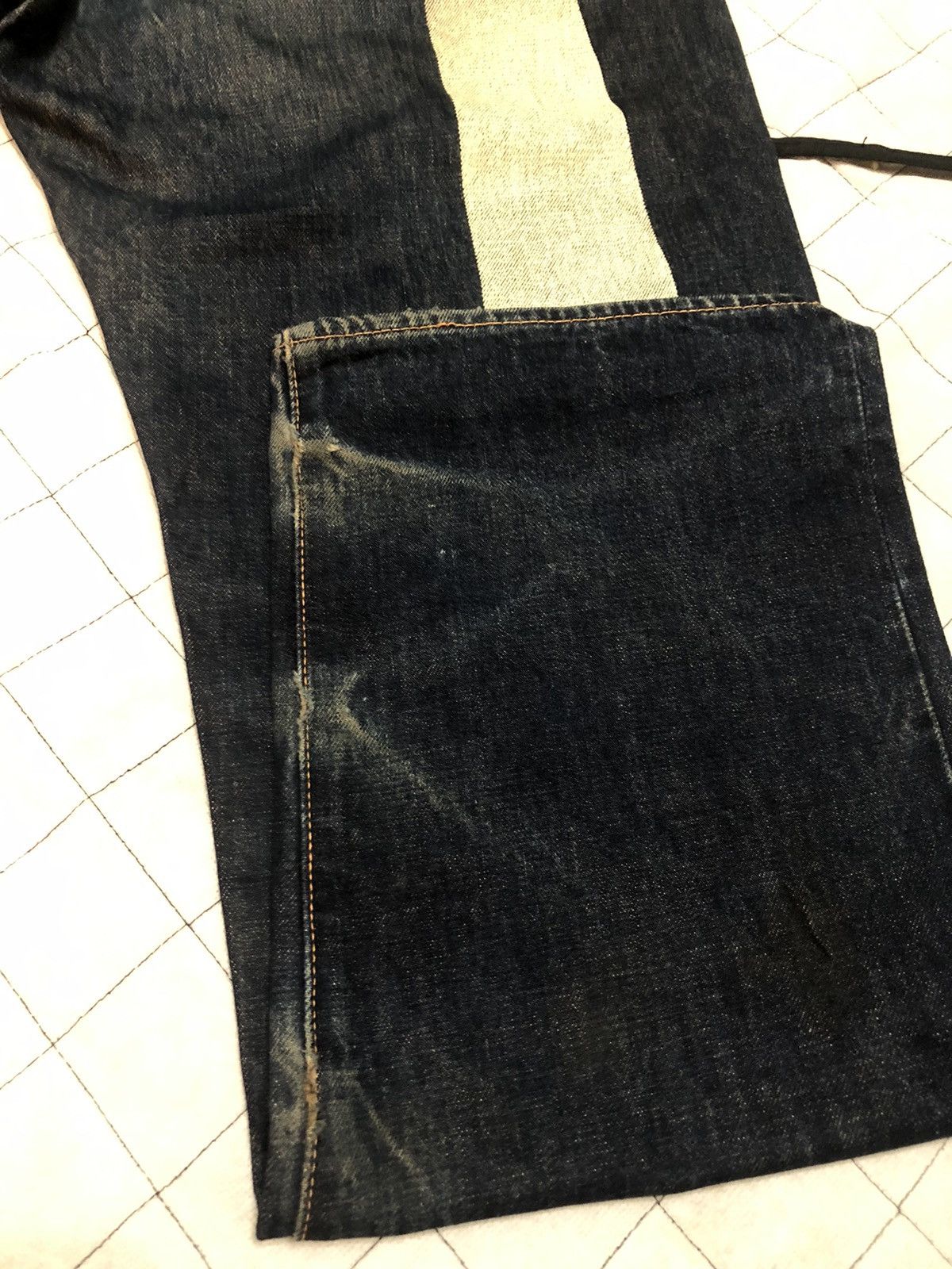 Evisu Evisu Yamane Japan Diacock Big Logo Traviss Scott Denim Size US 34 / EU 50 - 16 Thumbnail