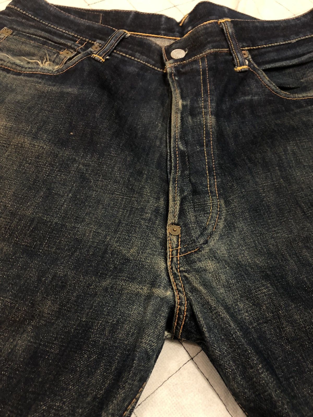 Evisu Evisu Yamane Japan Diacock Big Logo Traviss Scott Denim Size US 34 / EU 50 - 6 Thumbnail