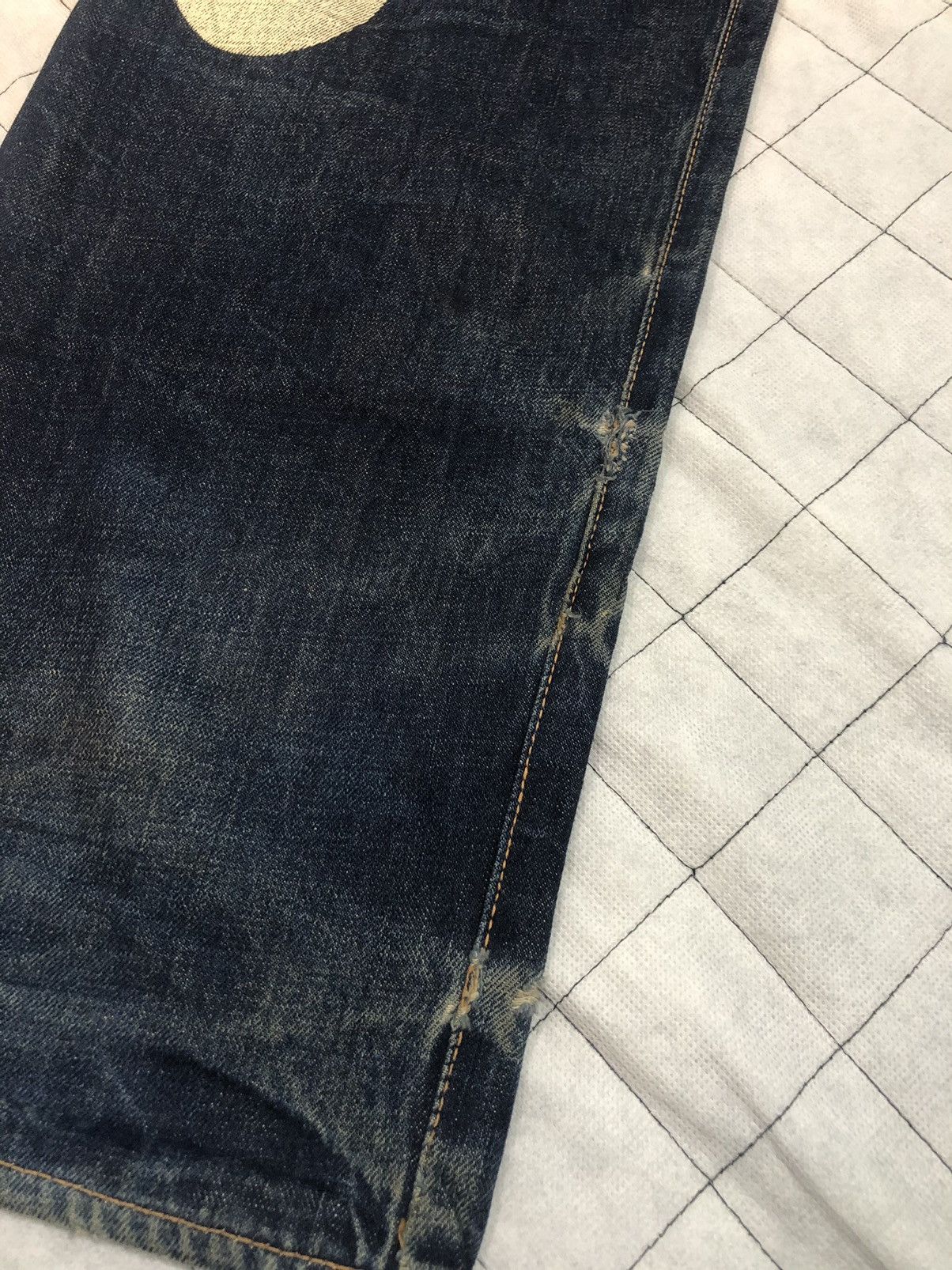 Evisu Evisu Yamane Japan Diacock Big Logo Traviss Scott Denim Size US 34 / EU 50 - 15 Thumbnail