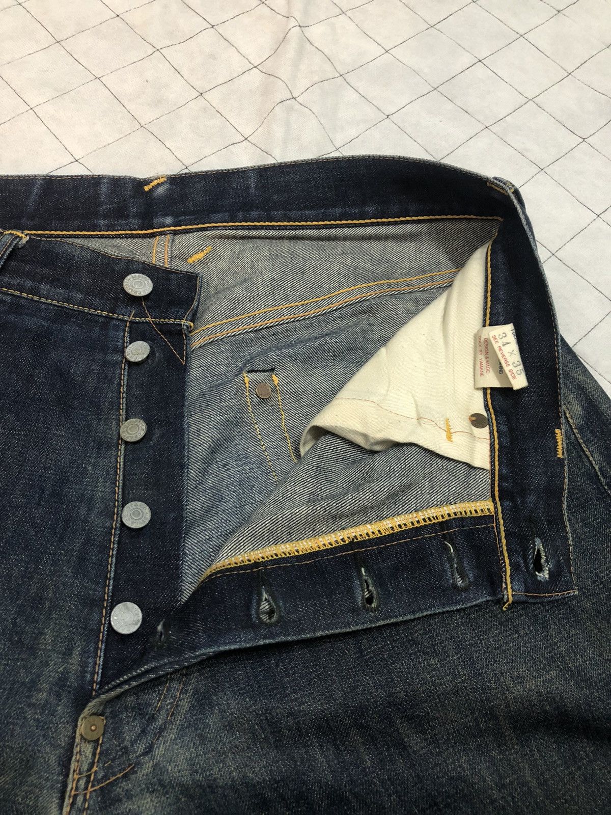 Evisu Evisu Yamane Japan Diacock Big Logo Traviss Scott Denim Size US 34 / EU 50 - 8 Thumbnail
