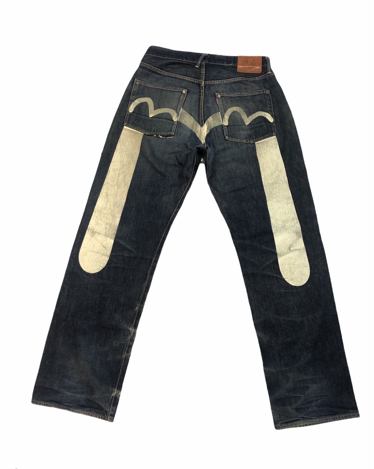 Evisu Evisu Yamane Japan Diacock Big Logo Traviss Scott Denim Size US 34 / EU 50 - 1 Thumbnail