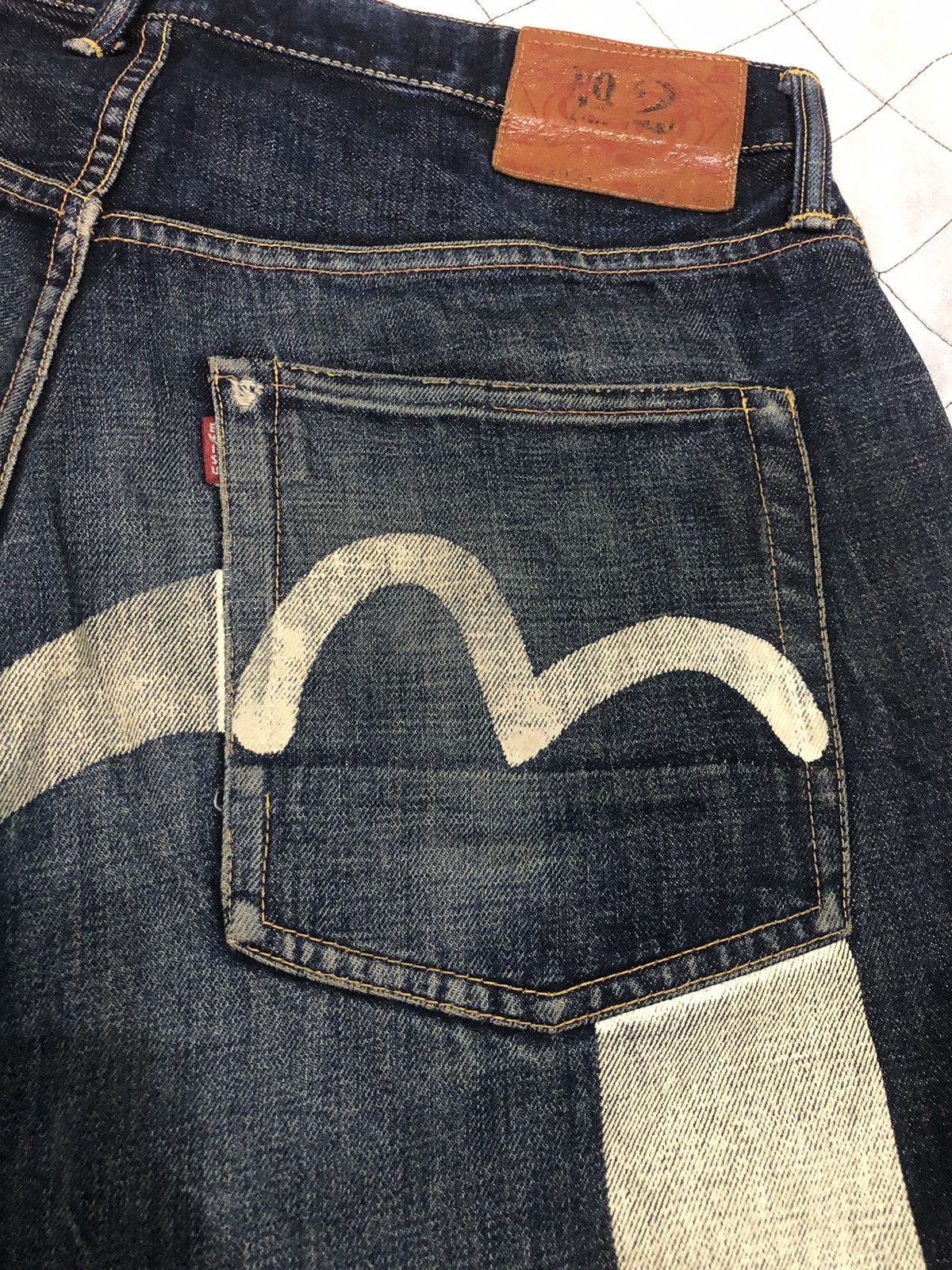 Evisu Evisu Yamane Japan Diacock Big Logo Traviss Scott Denim Size US 34 / EU 50 - 13 Thumbnail