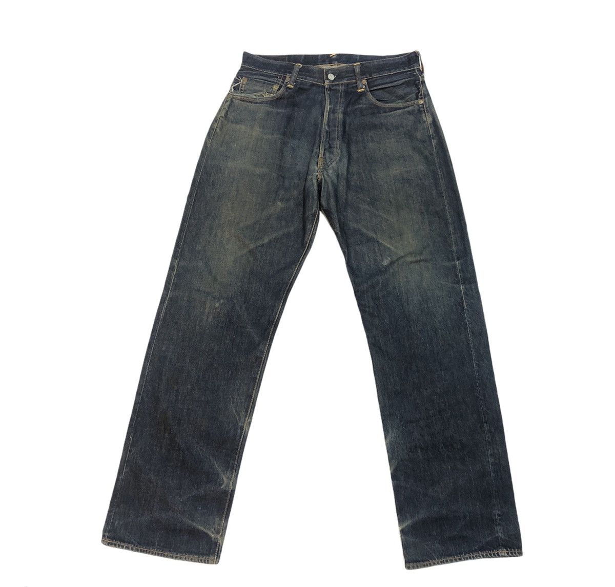 Evisu Evisu Yamane Japan Diacock Big Logo Traviss Scott Denim Size US 34 / EU 50 - 3 Thumbnail