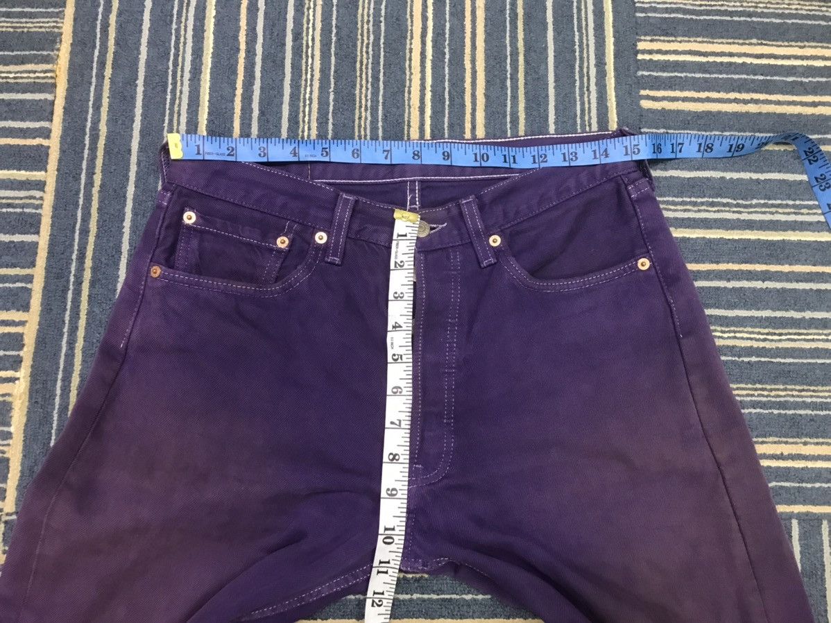 Levi's Vintage Clothing × Vintage Vintage Purple Levi’s 501 Distressed Denim Size 30x33 Size US 30 / EU 46 - 13 Thumbnail