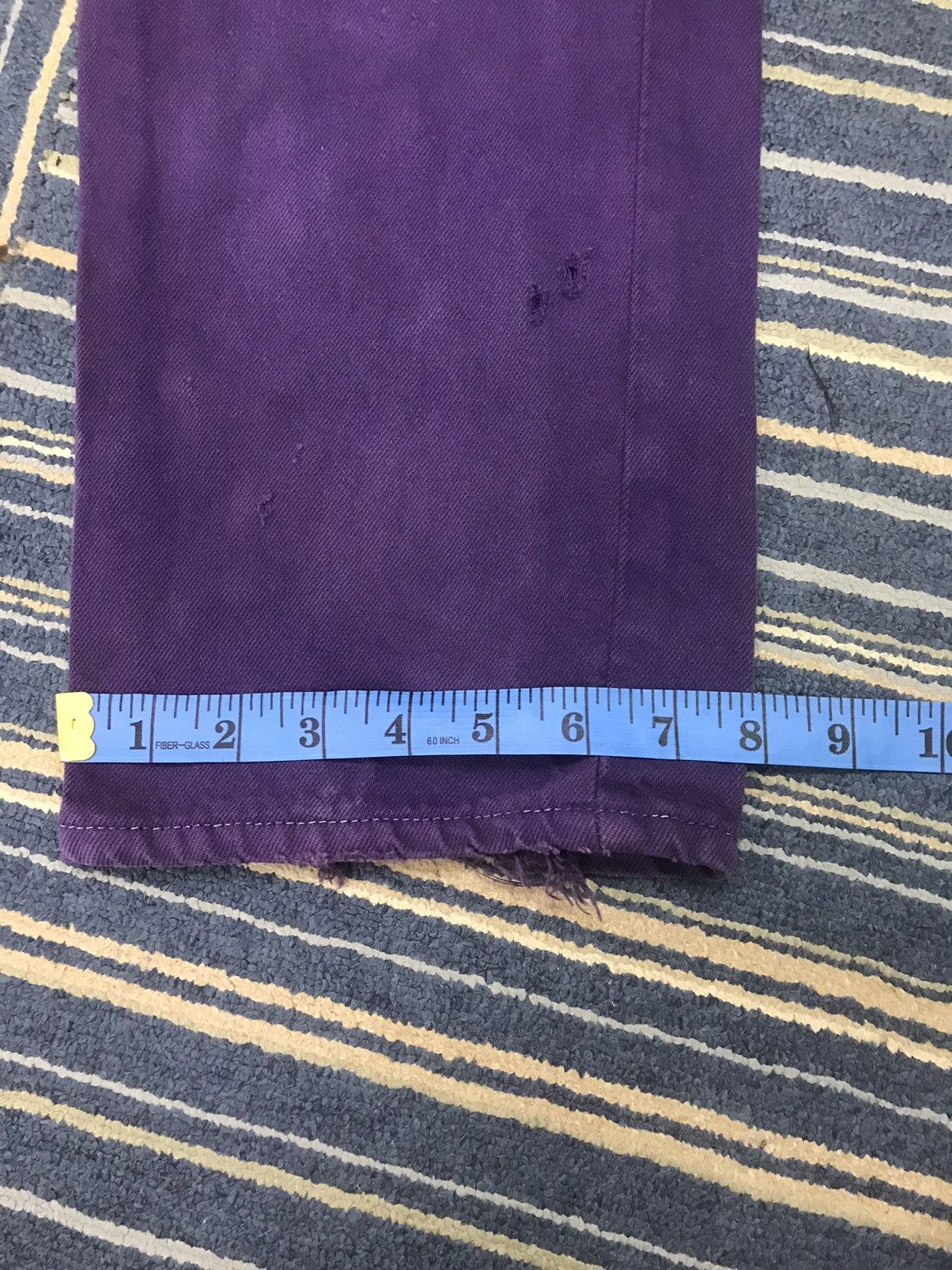 Levi's Vintage Clothing × Vintage Vintage Purple Levi’s 501 Distressed Denim Size 30x33 Size US 30 / EU 46 - 16 Thumbnail