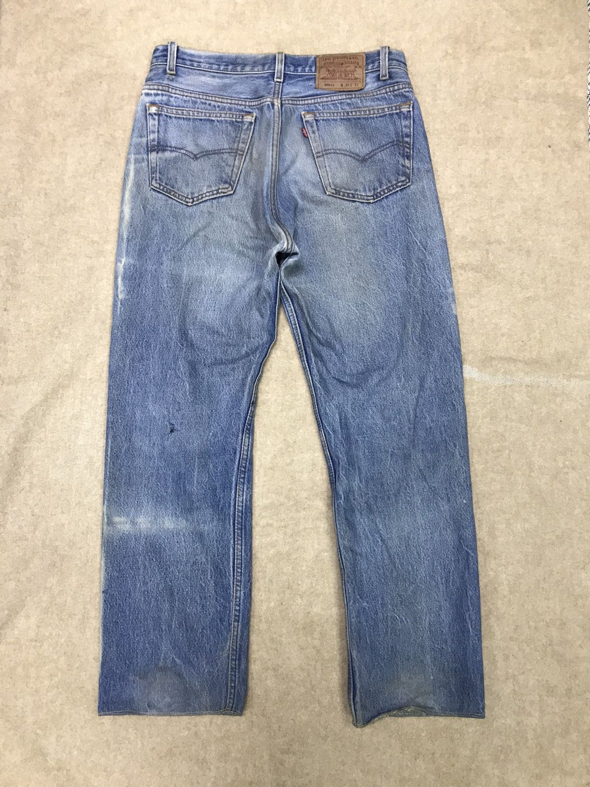 Levi's Vintage Clothing × Vintage Vintage 90s Levi’s 501xx Denim Faded Sun Size US 34 / EU 50 - 2 Thumbnail