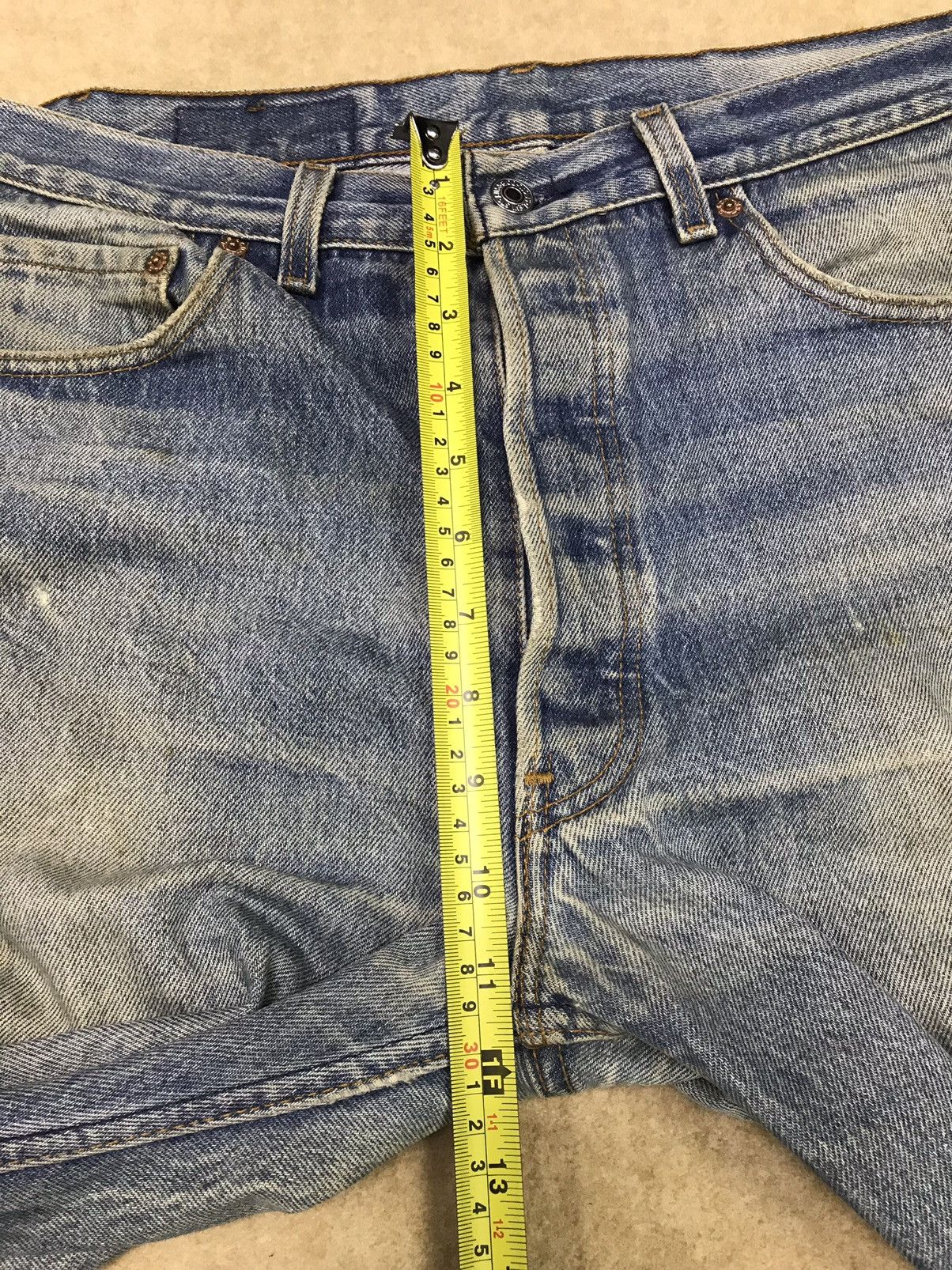 Levi's Vintage Clothing × Vintage Vintage 90s Levi’s 501xx Denim Faded Sun Size US 34 / EU 50 - 13 Thumbnail