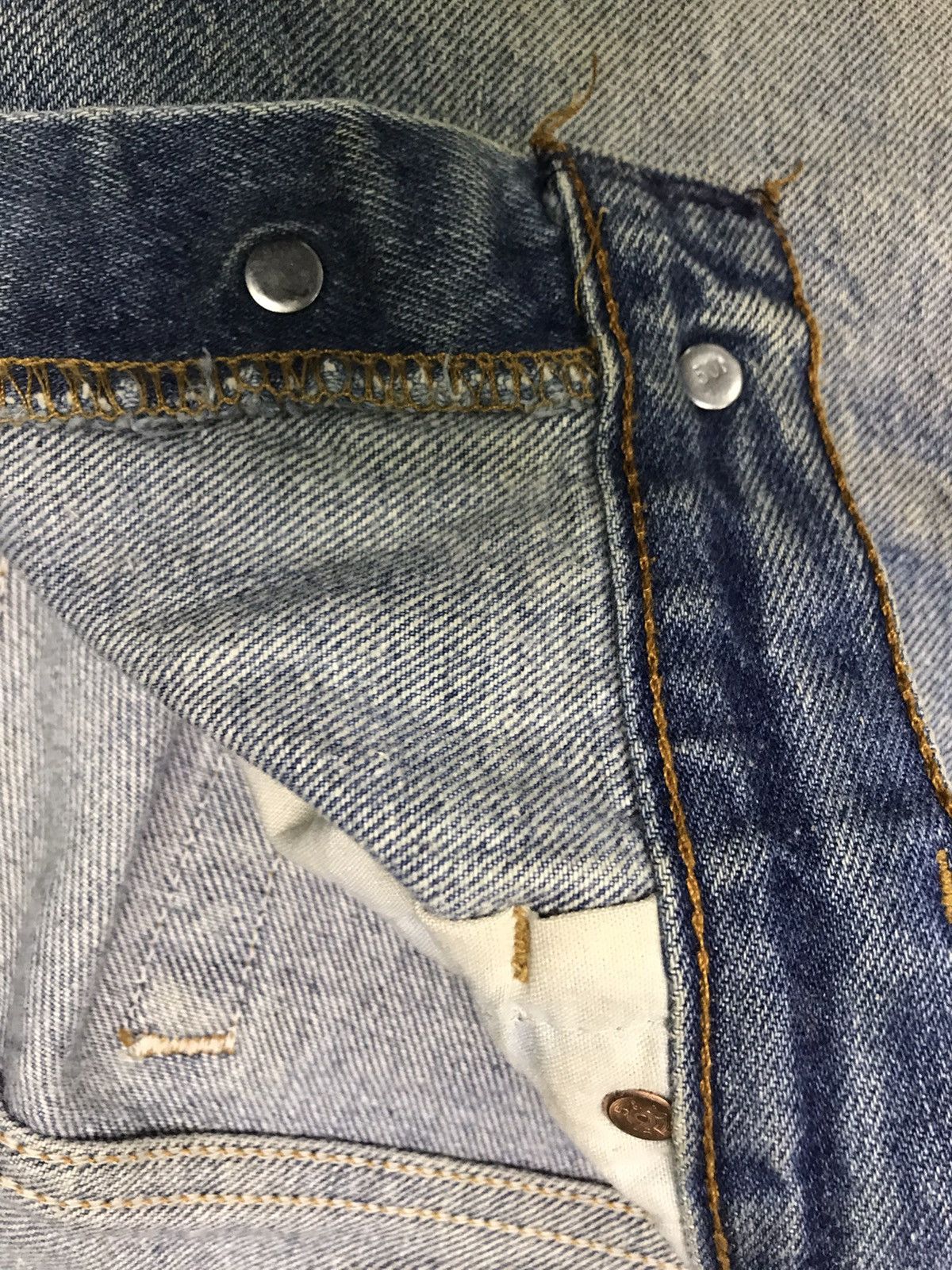 Levi's Vintage Clothing × Vintage Vintage 90s Levi’s 501xx Denim Faded Sun Size US 34 / EU 50 - 9 Thumbnail