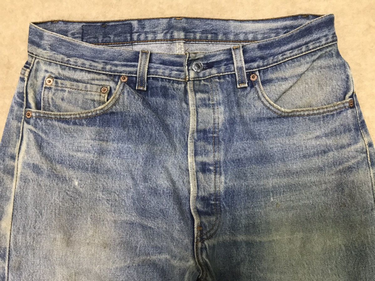 Levi's Vintage Clothing × Vintage Vintage 90s Levi’s 501xx Denim Faded Sun Size US 34 / EU 50 - 7 Thumbnail