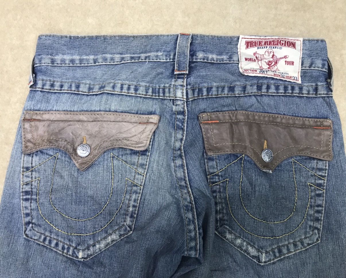 True Religion × Vintage Joey True Religion Flared Denim Size 35x33 Size US 35 - 3 Thumbnail