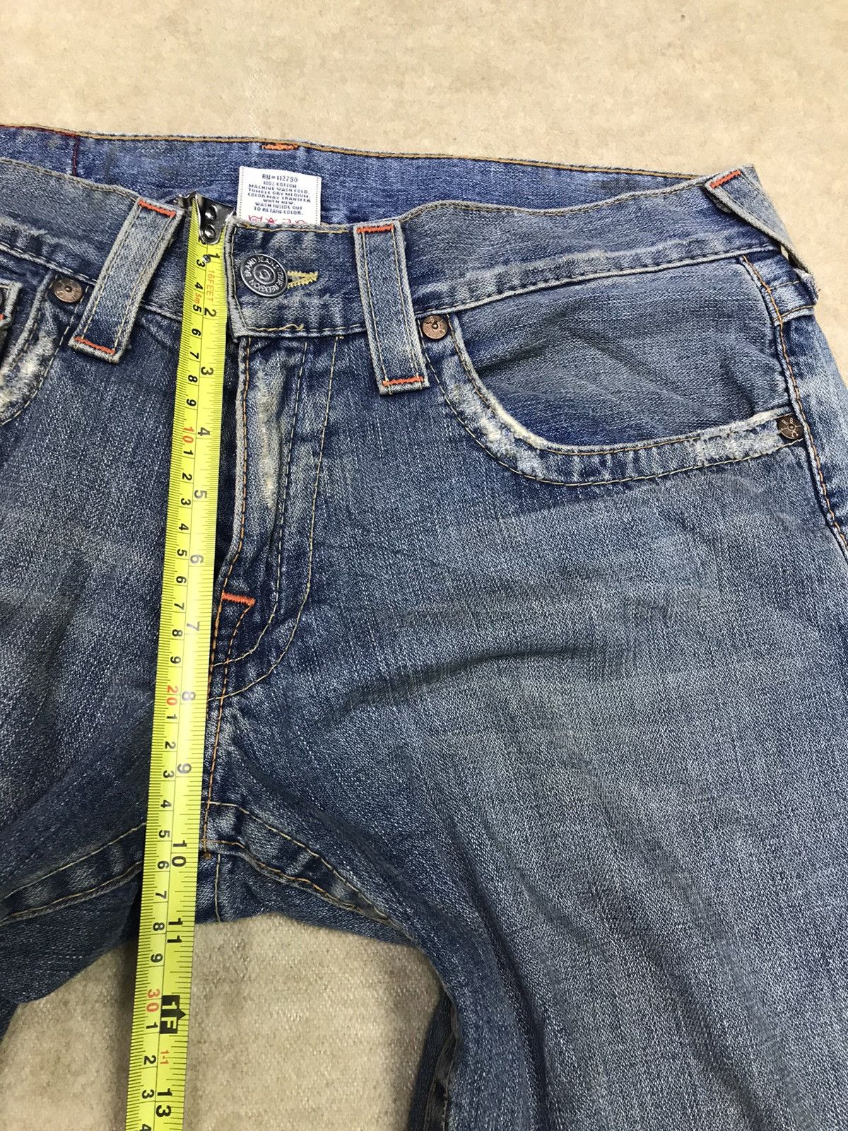 True Religion × Vintage Joey True Religion Flared Denim Size 35x33 Size US 35 - 15 Thumbnail