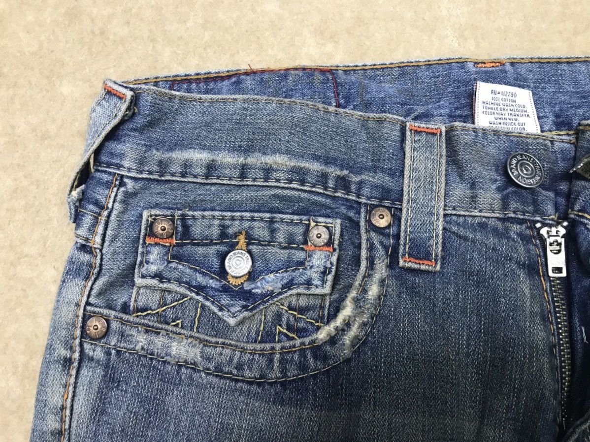 True Religion × Vintage Joey True Religion Flared Denim Size 35x33 Size US 35 - 6 Thumbnail