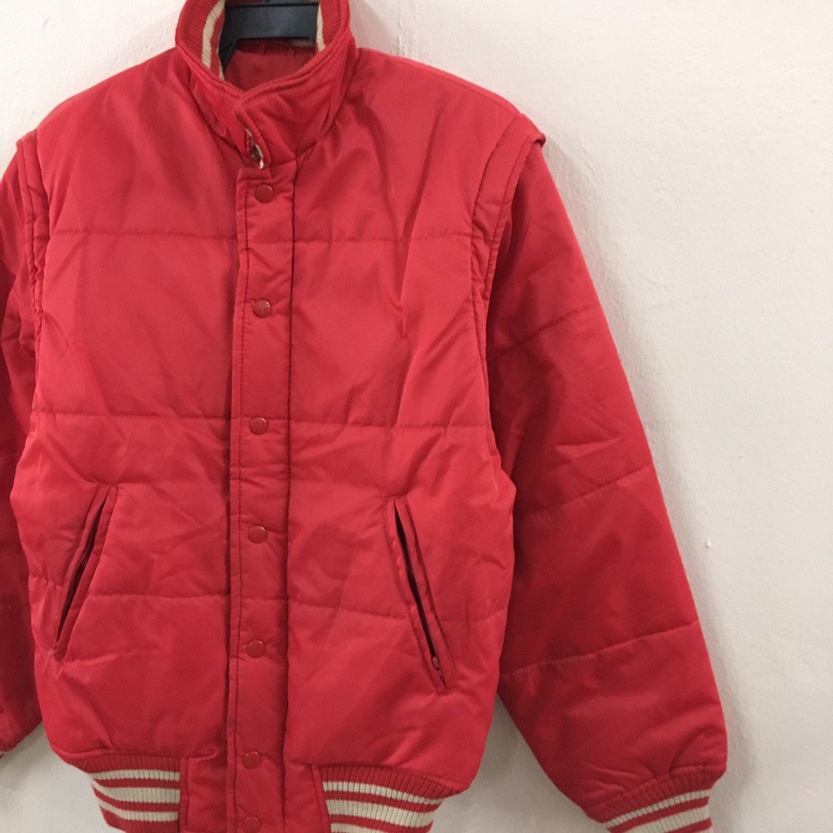 Japanese Brand Removable Sleeves Varsity Jacket Size US M / EU 48-50 / 2 - 2 Thumbnail