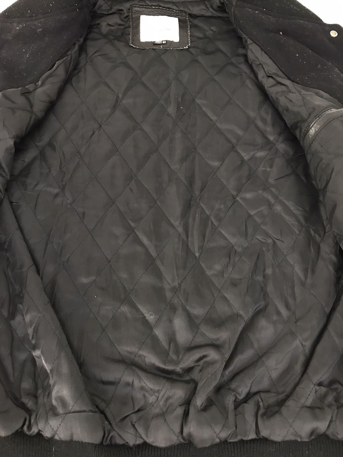 Japanese Brand Vintage Varsity Jacket ixi:z Right Staff Leather Sleeve Size US L / EU 52-54 / 3 - 4 Thumbnail